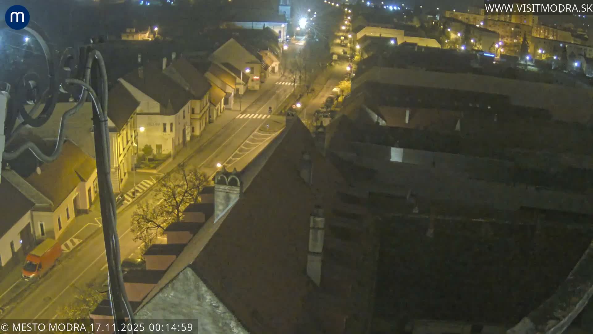 Modra South View Skyline Live Cam - Modra, Okres Pezinok, Bratislava, Slovakia