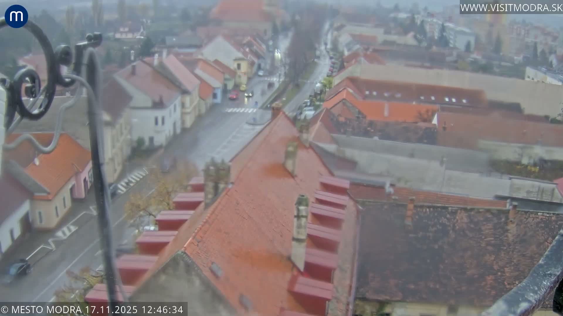 Modra South View Skyline Live Cam - Modra, Okres Pezinok, Bratislava, Slovakia