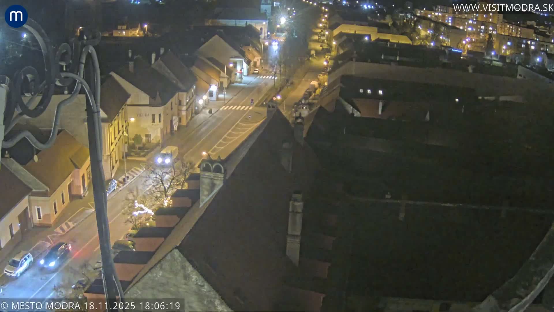 Modra South View Skyline Live Cam - Modra, Okres Pezinok, Bratislava, Slovakia