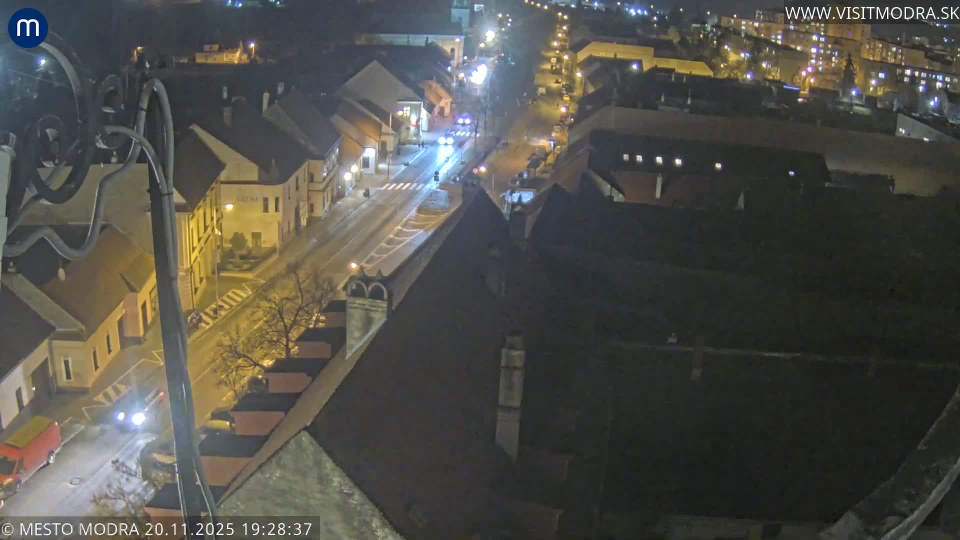 Modra South View Skyline Live Cam - Modra, Okres Pezinok, Bratislava, Slovakia