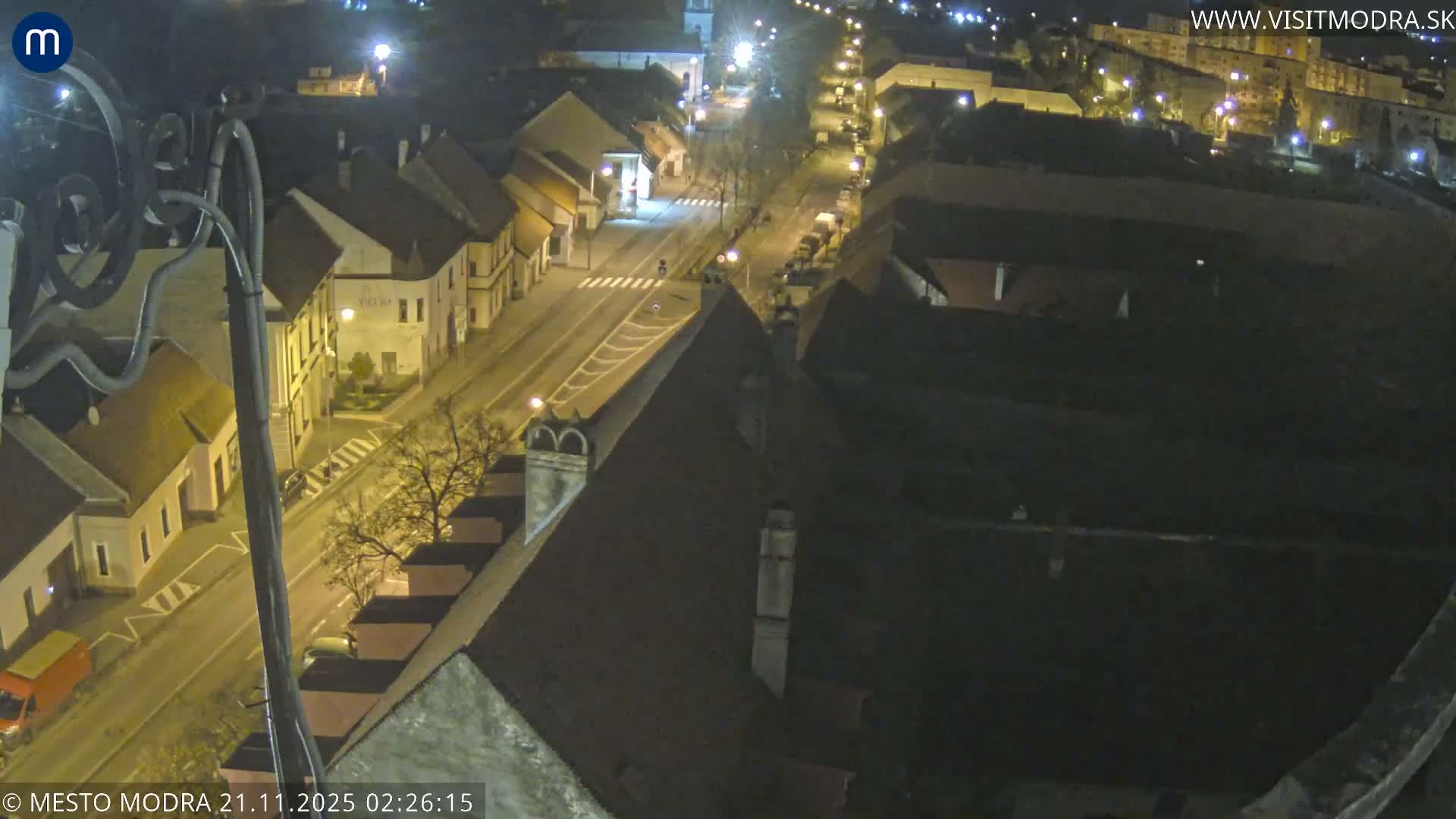 Modra South View Skyline Live Cam - Modra, Okres Pezinok, Bratislava, Slovakia