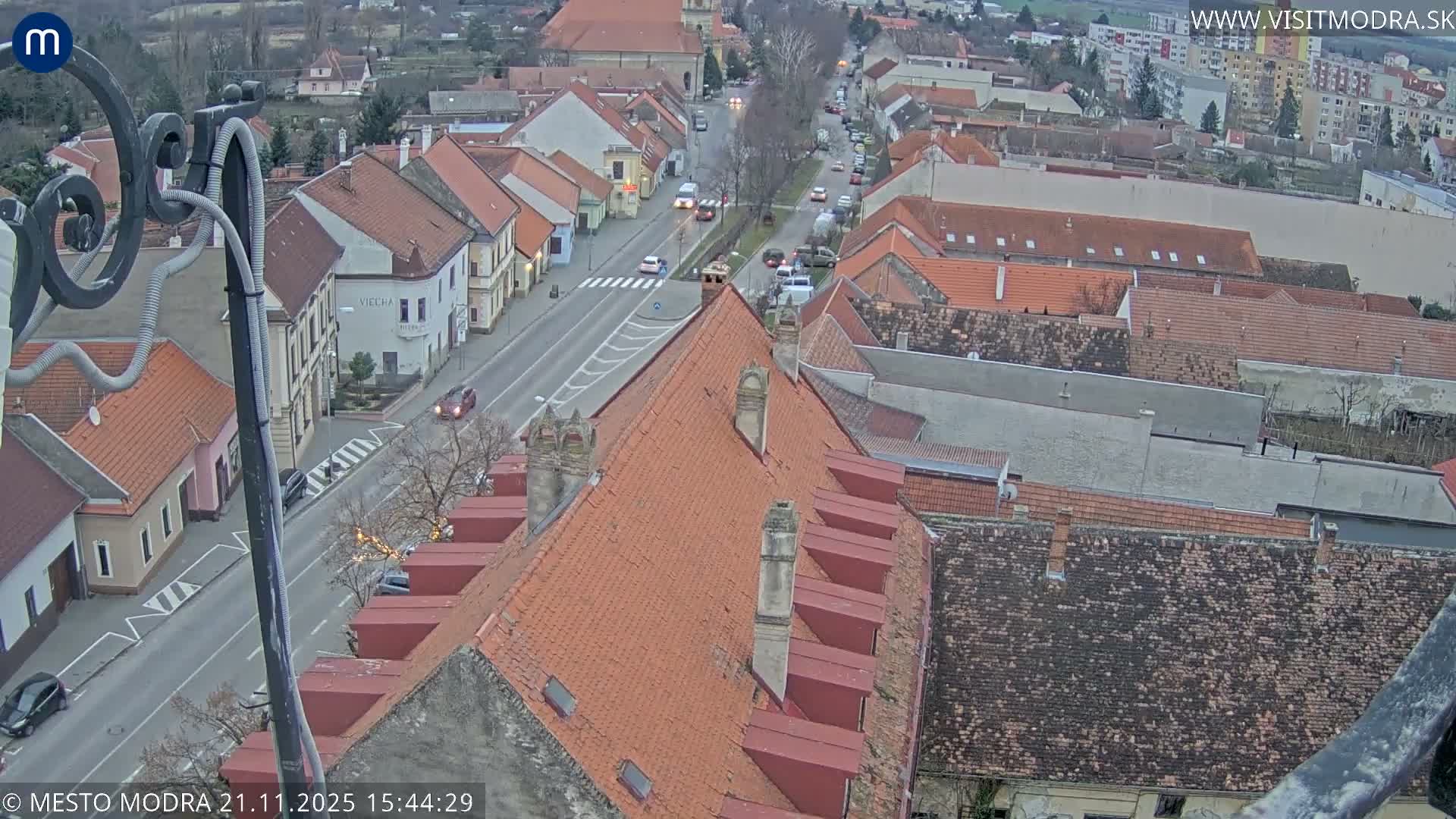 Modra South View Skyline Live Cam - Modra, Okres Pezinok, Bratislava, Slovakia