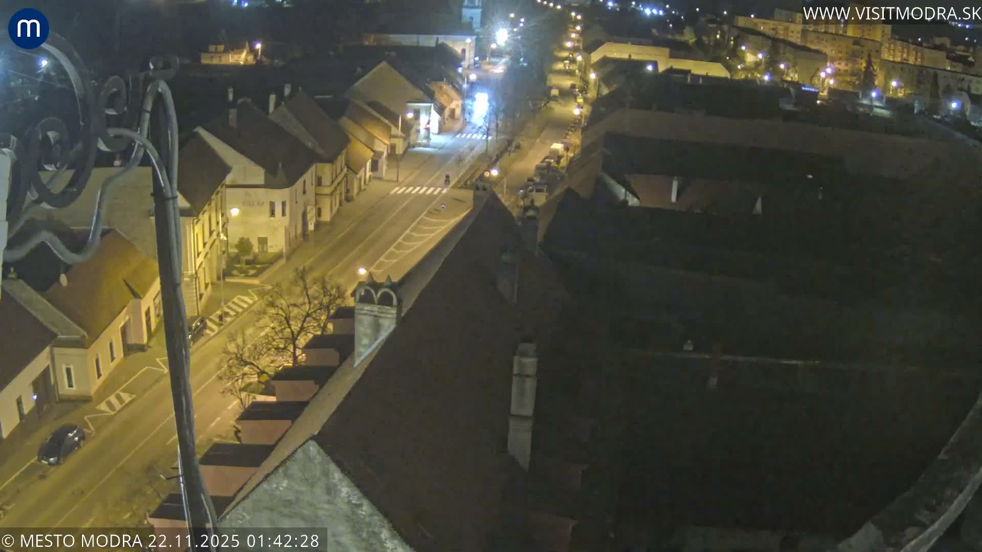 Modra South View Skyline Live Cam - Modra, Okres Pezinok, Bratislava, Slovakia