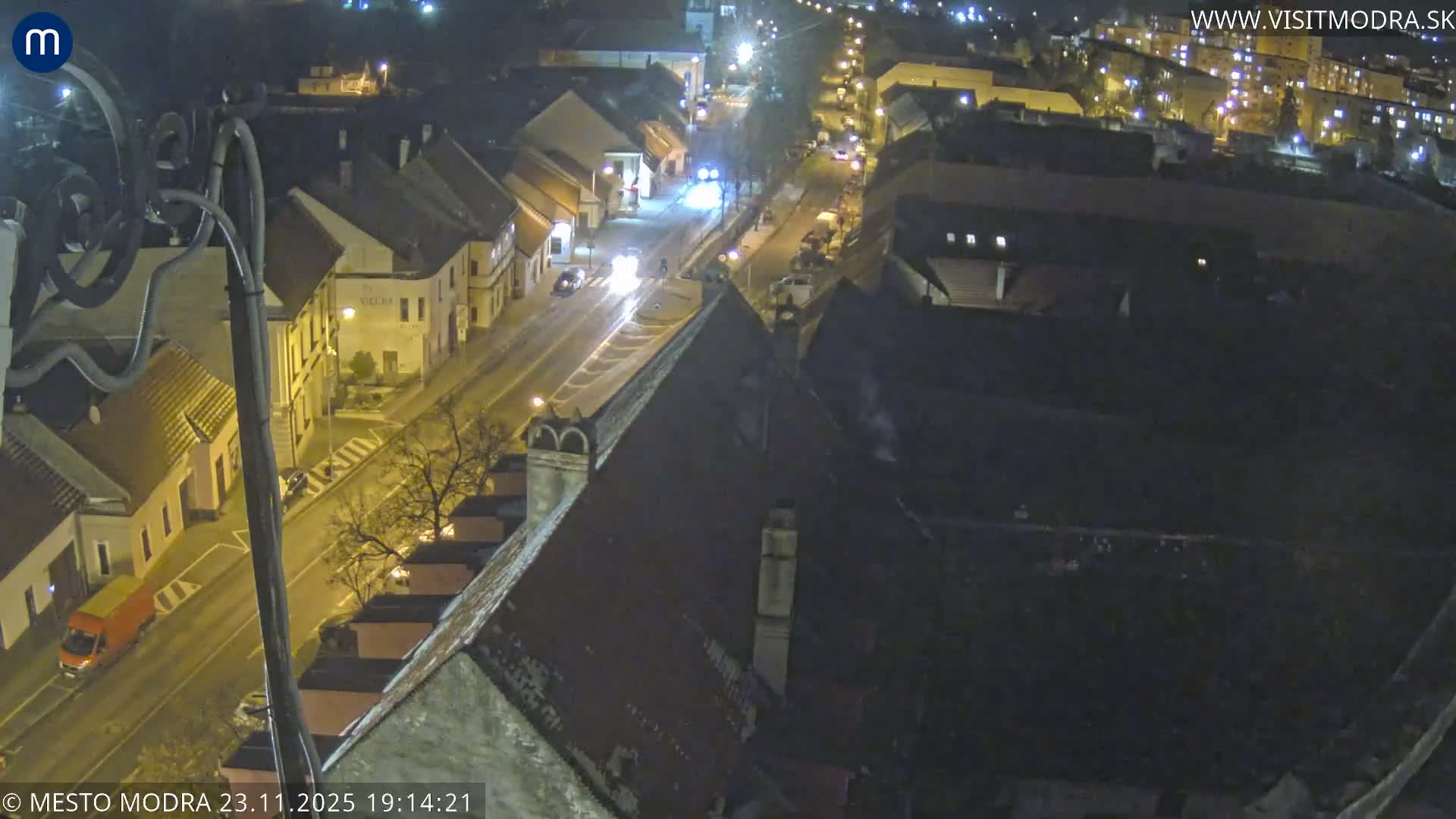 Modra South View Skyline Live Cam - Modra, Okres Pezinok, Bratislava, Slovakia