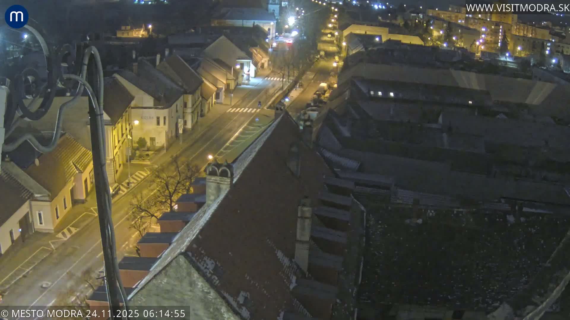 Modra South View Skyline Live Cam - Modra, Okres Pezinok, Bratislava, Slovakia
