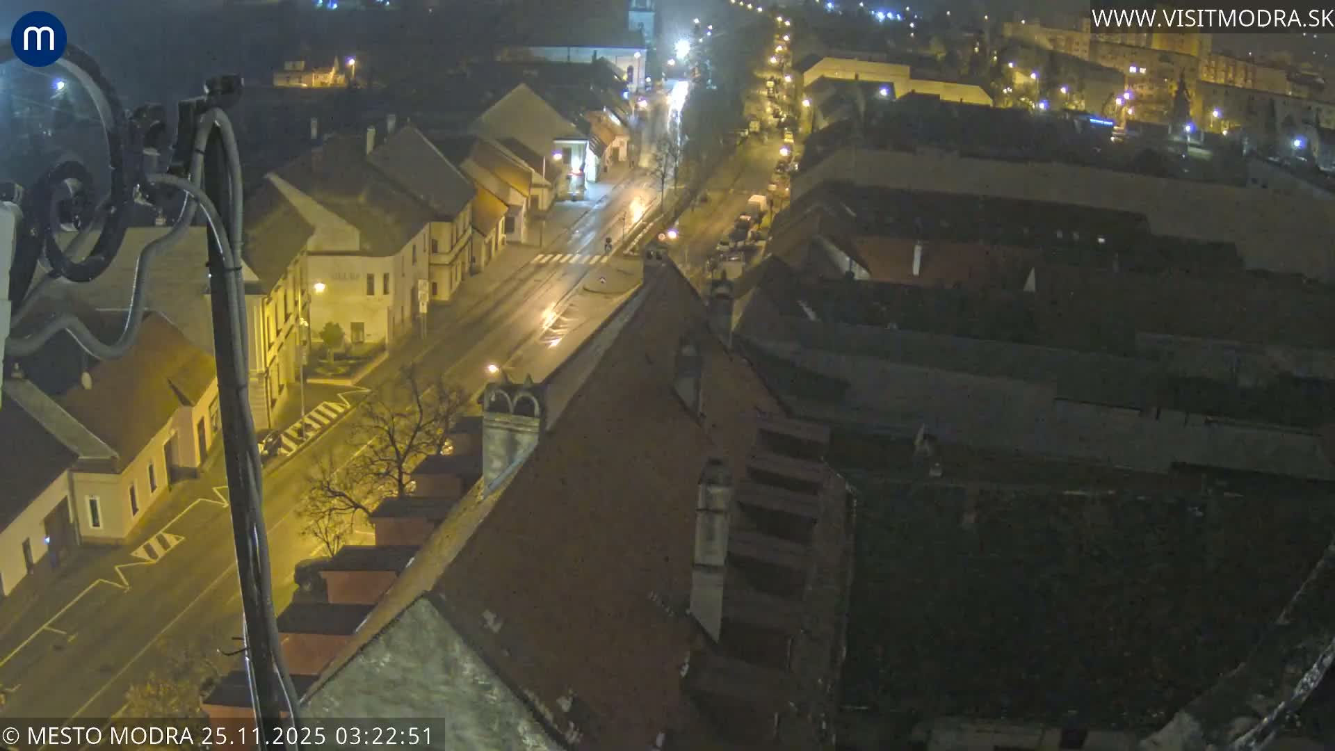 Modra South View Skyline Live Cam - Modra, Okres Pezinok, Bratislava, Slovakia