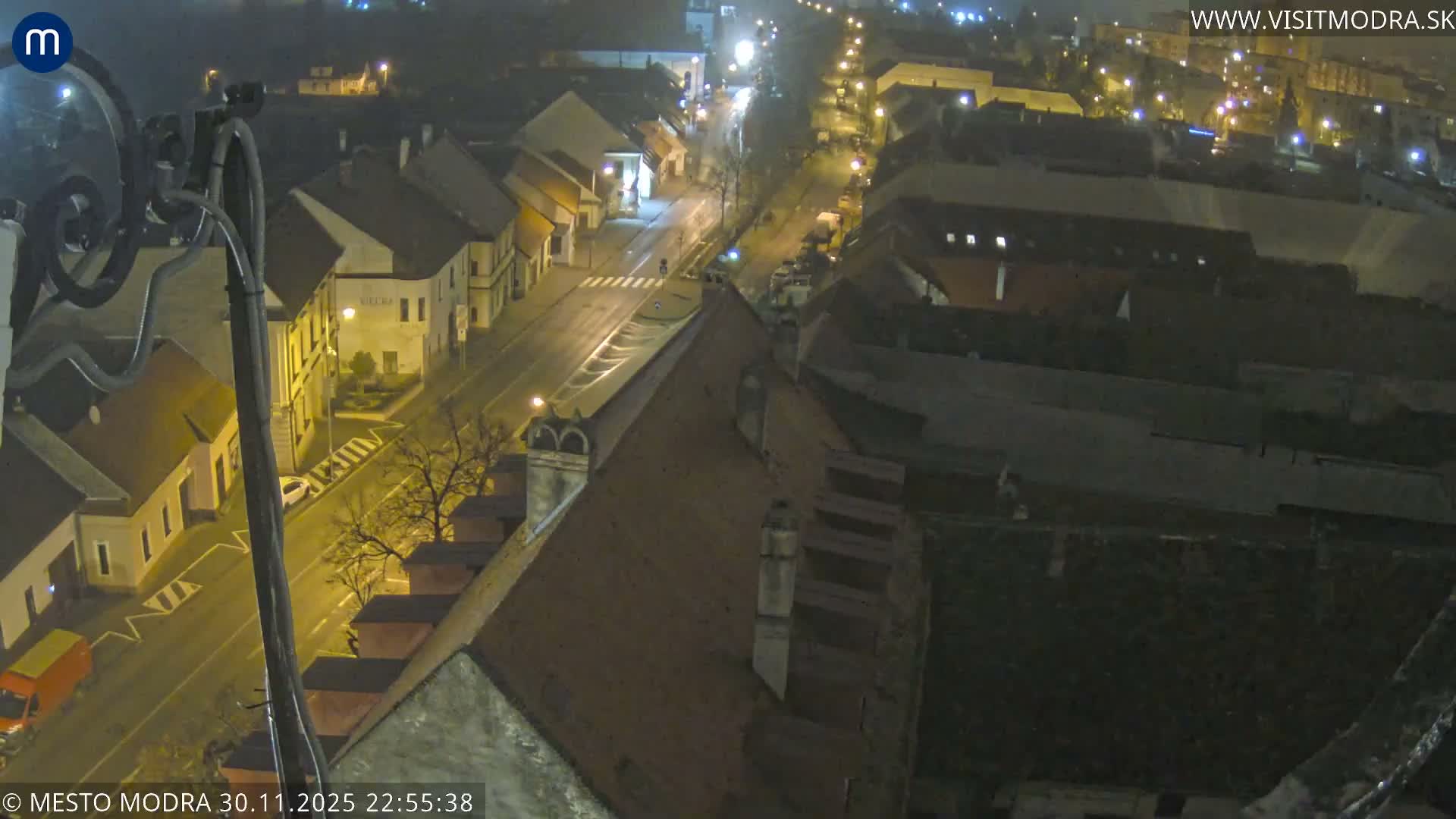 Modra South View Skyline Live Cam - Modra, Okres Pezinok, Bratislava, Slovakia