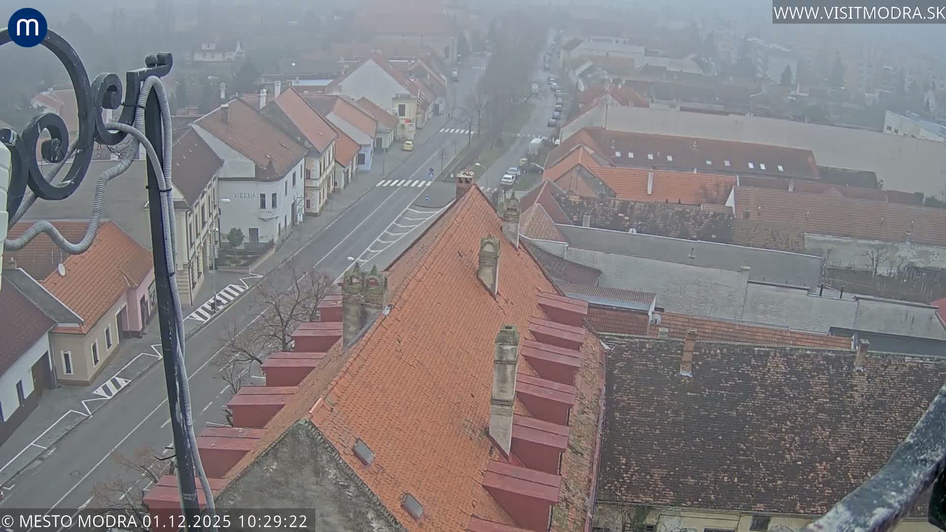 Modra South View Skyline Live Cam - Modra, Okres Pezinok, Bratislava, Slovakia