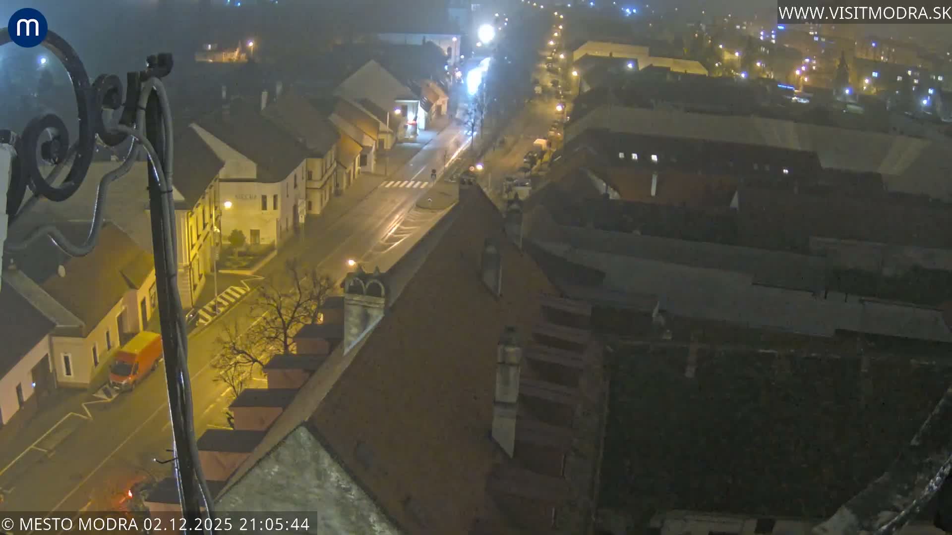 Modra South View Skyline Live Cam - Modra, Okres Pezinok, Bratislava, Slovakia