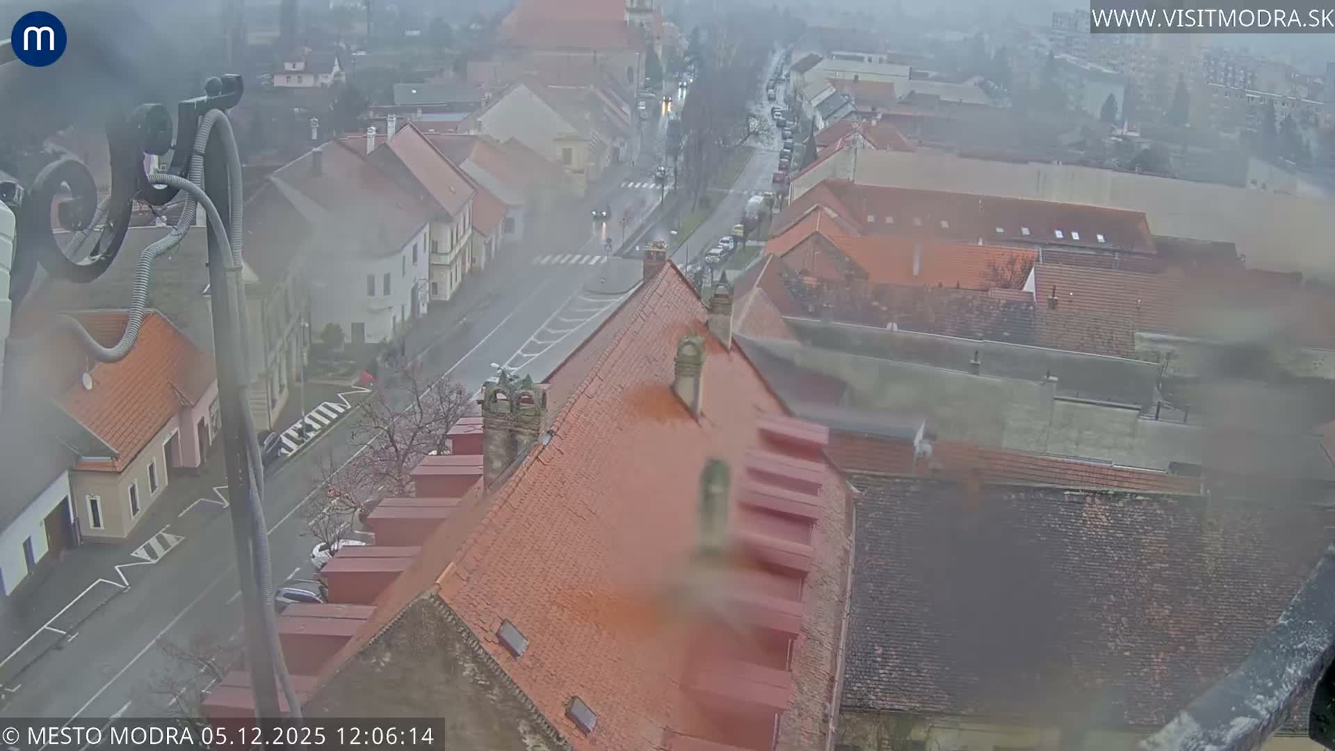Modra South View Skyline Live Cam - Modra, Okres Pezinok, Bratislava, Slovakia