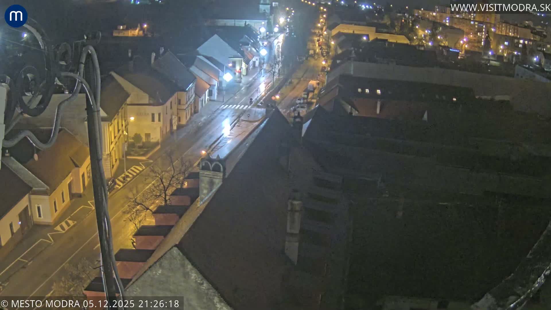 Modra South View Skyline Live Cam - Modra, Okres Pezinok, Bratislava, Slovakia