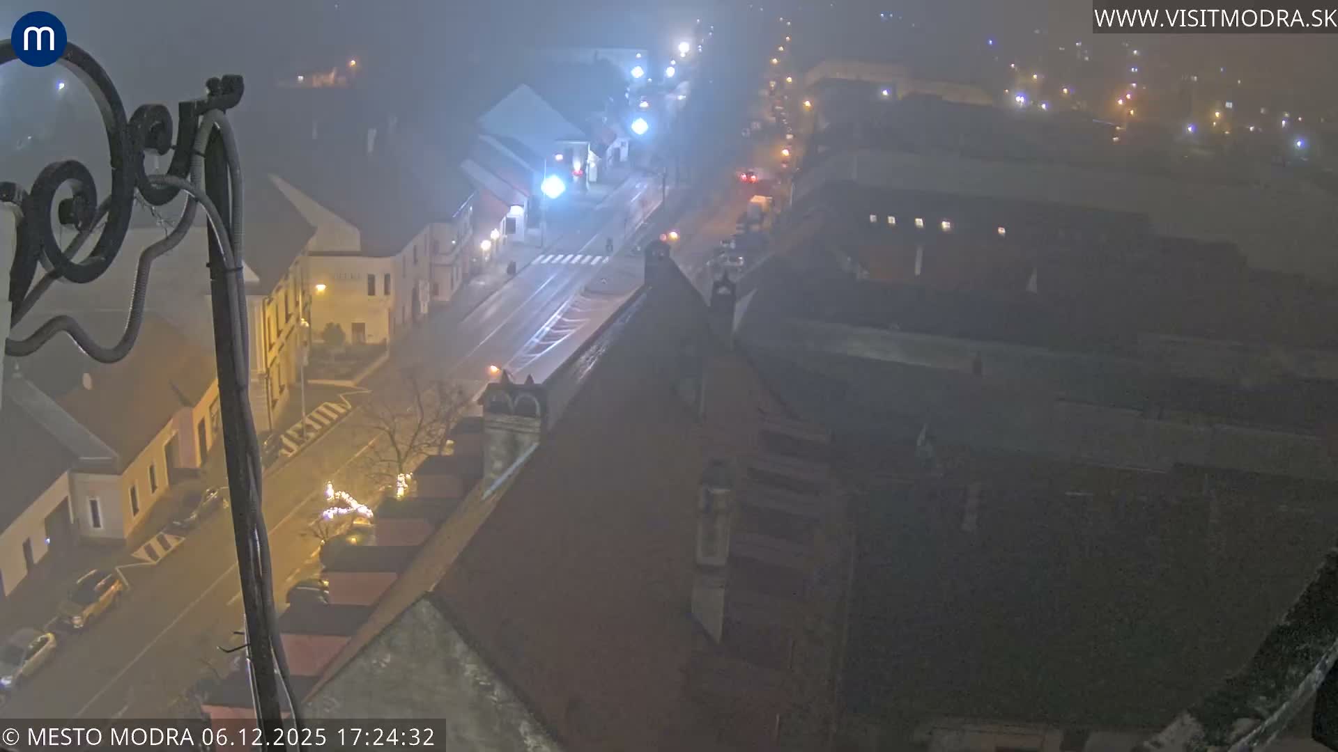 Modra South View Skyline Live Cam - Modra, Okres Pezinok, Bratislava, Slovakia