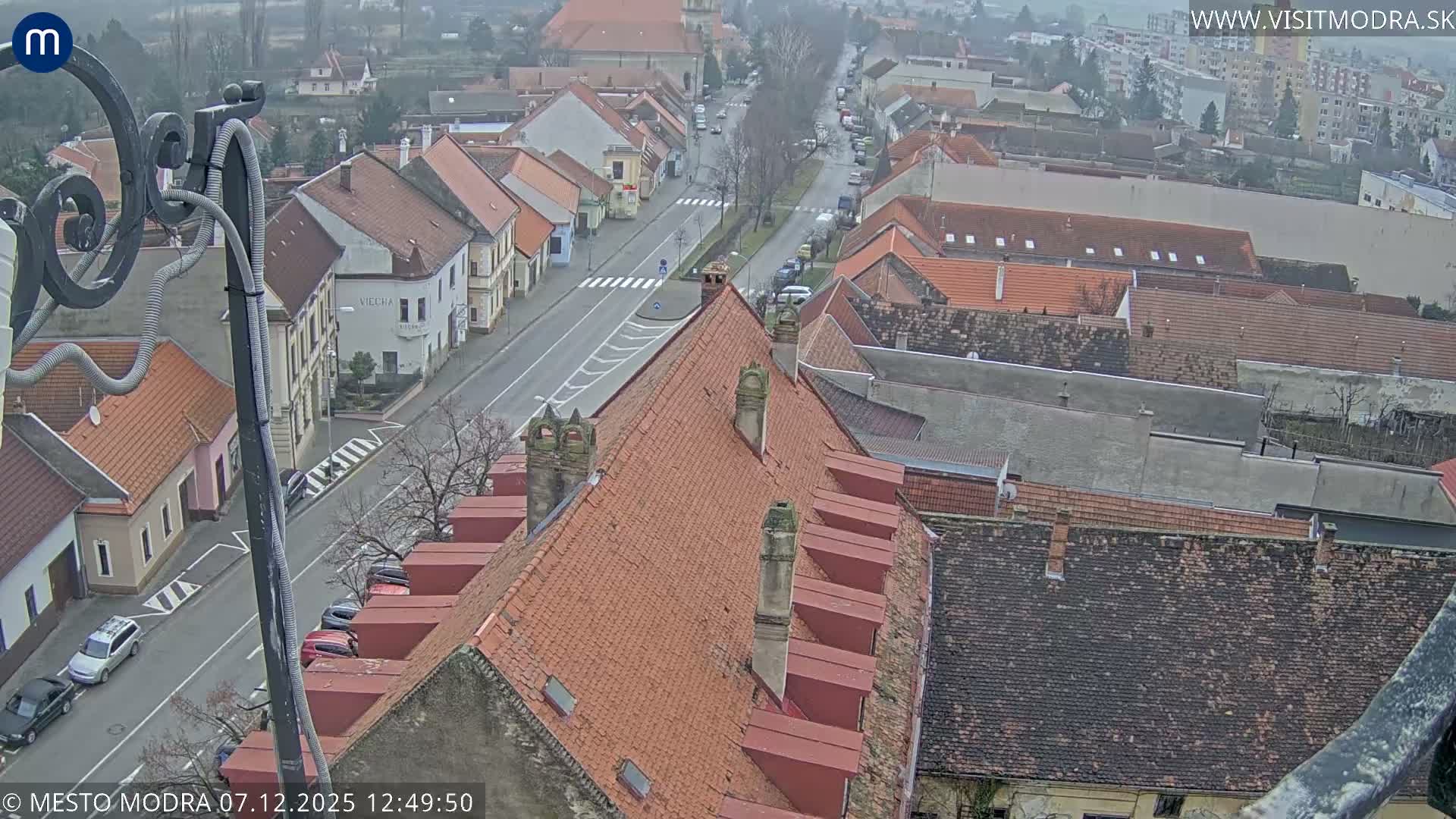 Modra South View Skyline Live Cam - Modra, Okres Pezinok, Bratislava, Slovakia