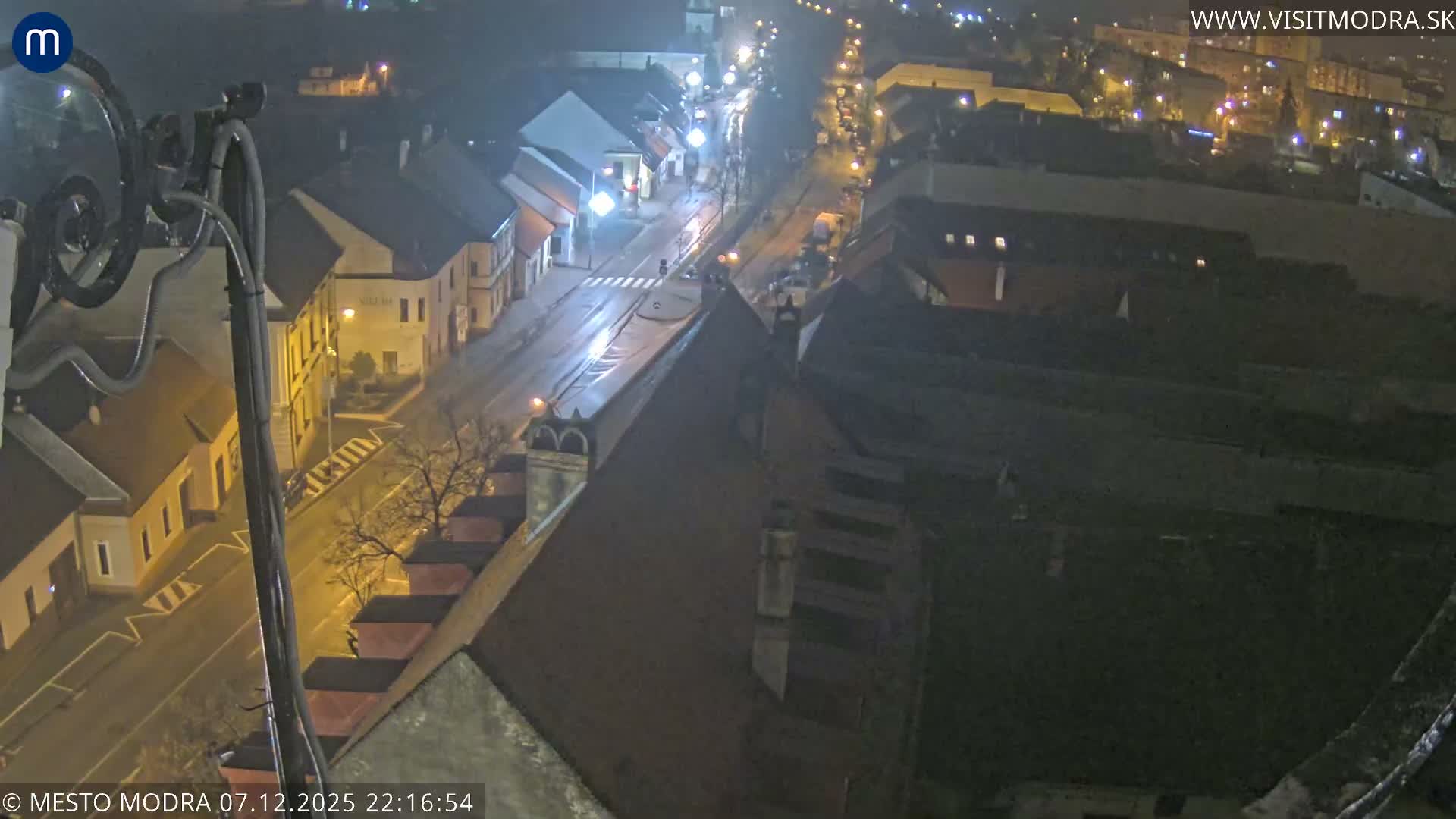Modra South View Skyline Live Cam - Modra, Okres Pezinok, Bratislava, Slovakia