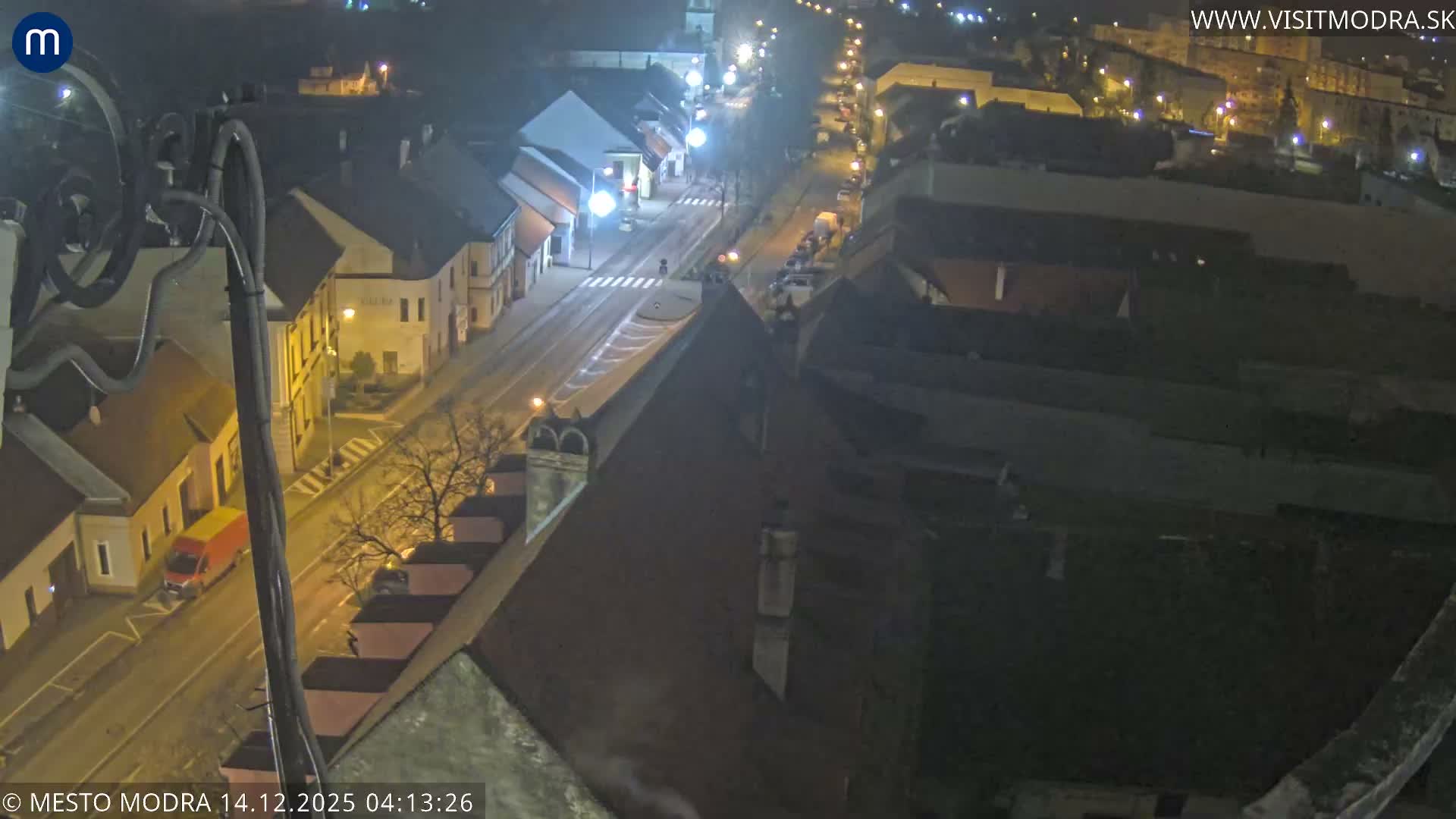 Modra South View Skyline Live Cam - Modra, Okres Pezinok, Bratislava, Slovakia