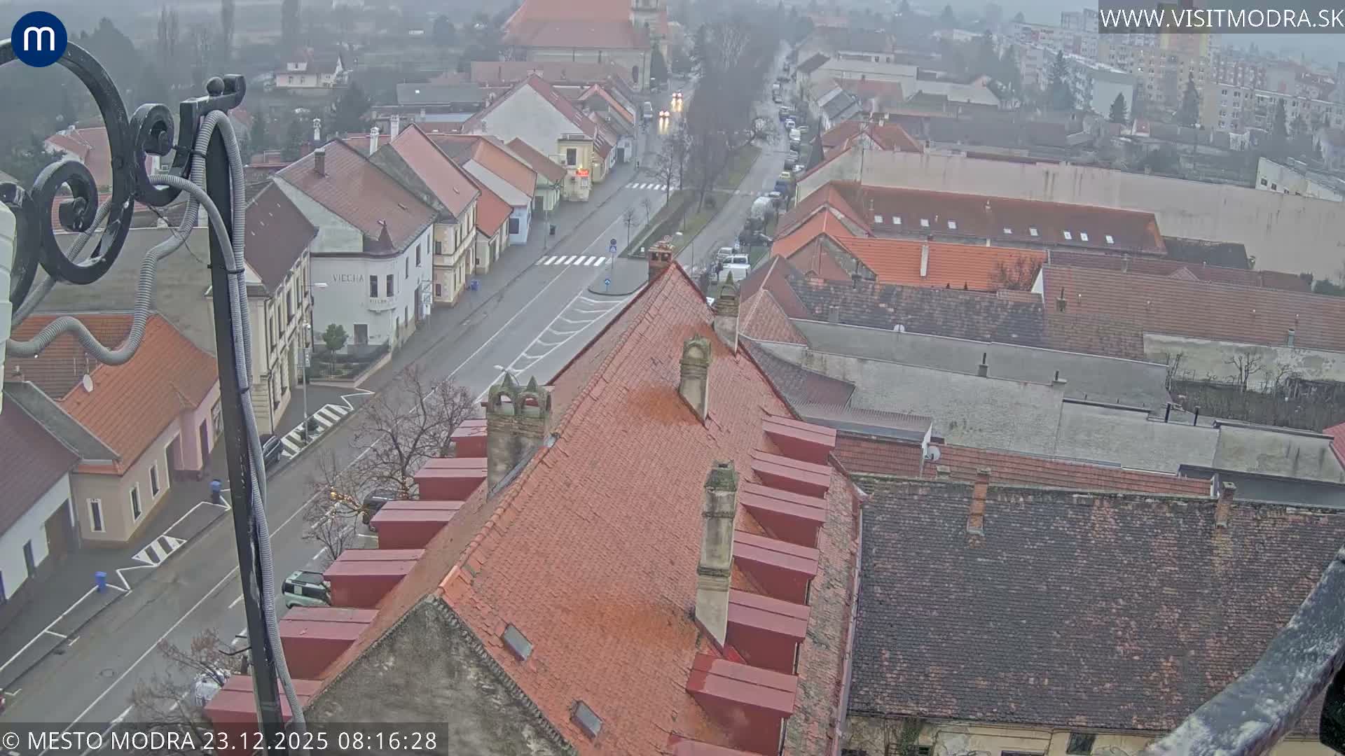 Modra South View Skyline Live Cam - Modra, Okres Pezinok, Bratislava, Slovakia
