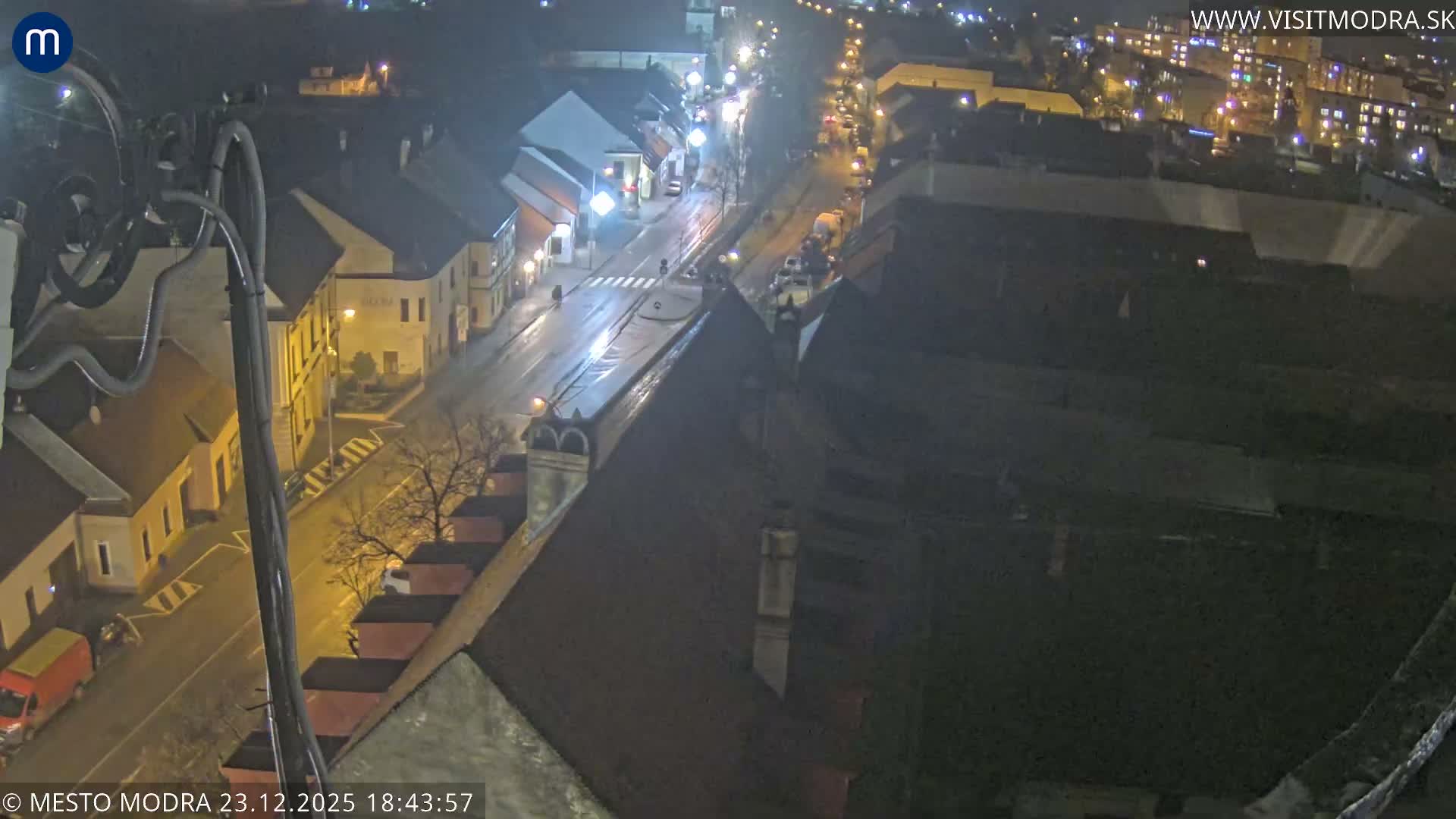 Modra South View Skyline Live Cam - Modra, Okres Pezinok, Bratislava, Slovakia