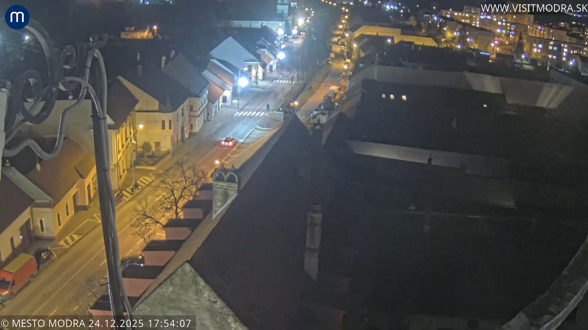 Modra South View Skyline Live Cam - Modra, Okres Pezinok, Bratislava, Slovakia