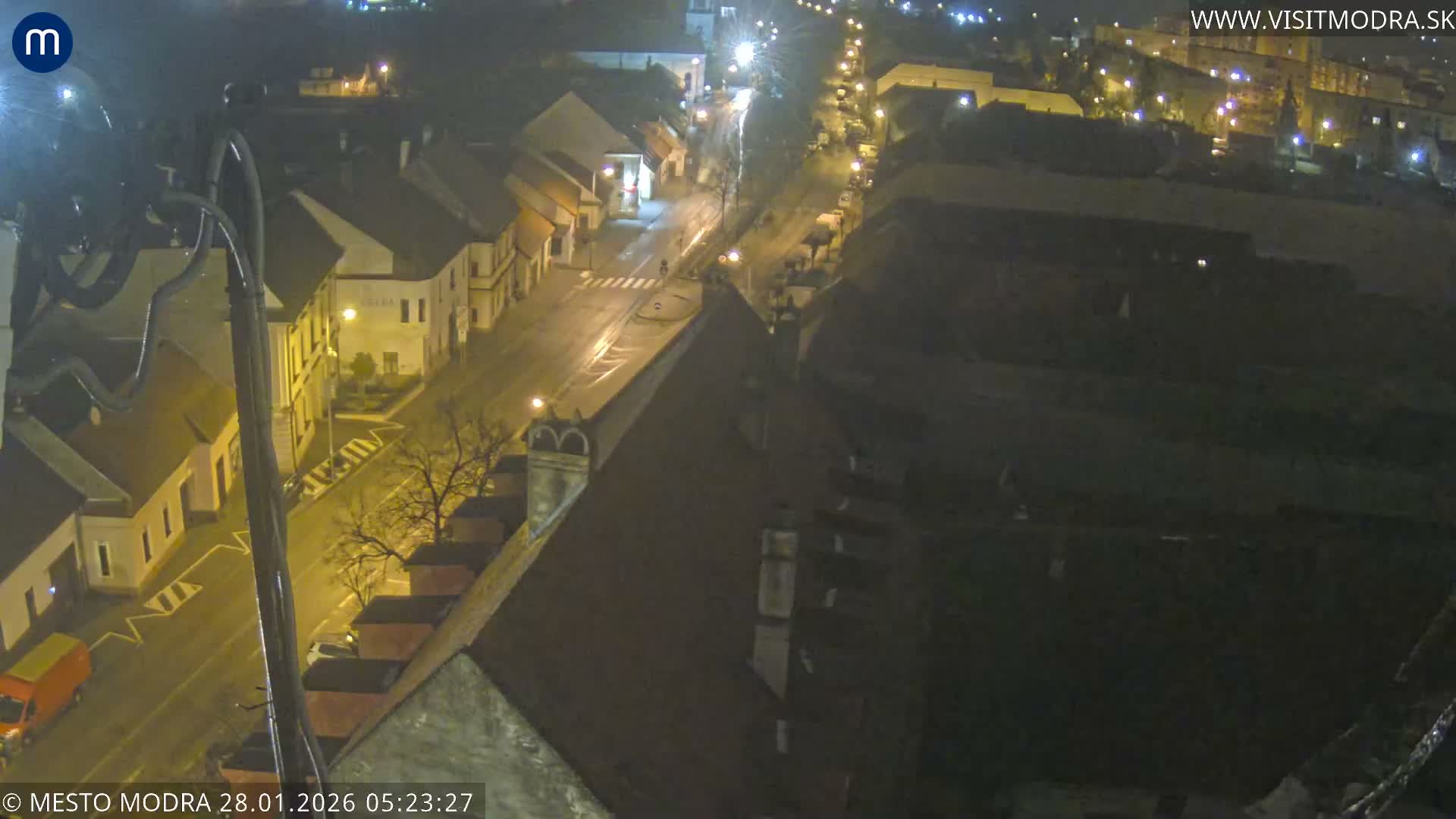 Modra South View Skyline Live Cam - Modra, Okres Pezinok, Bratislava, Slovakia