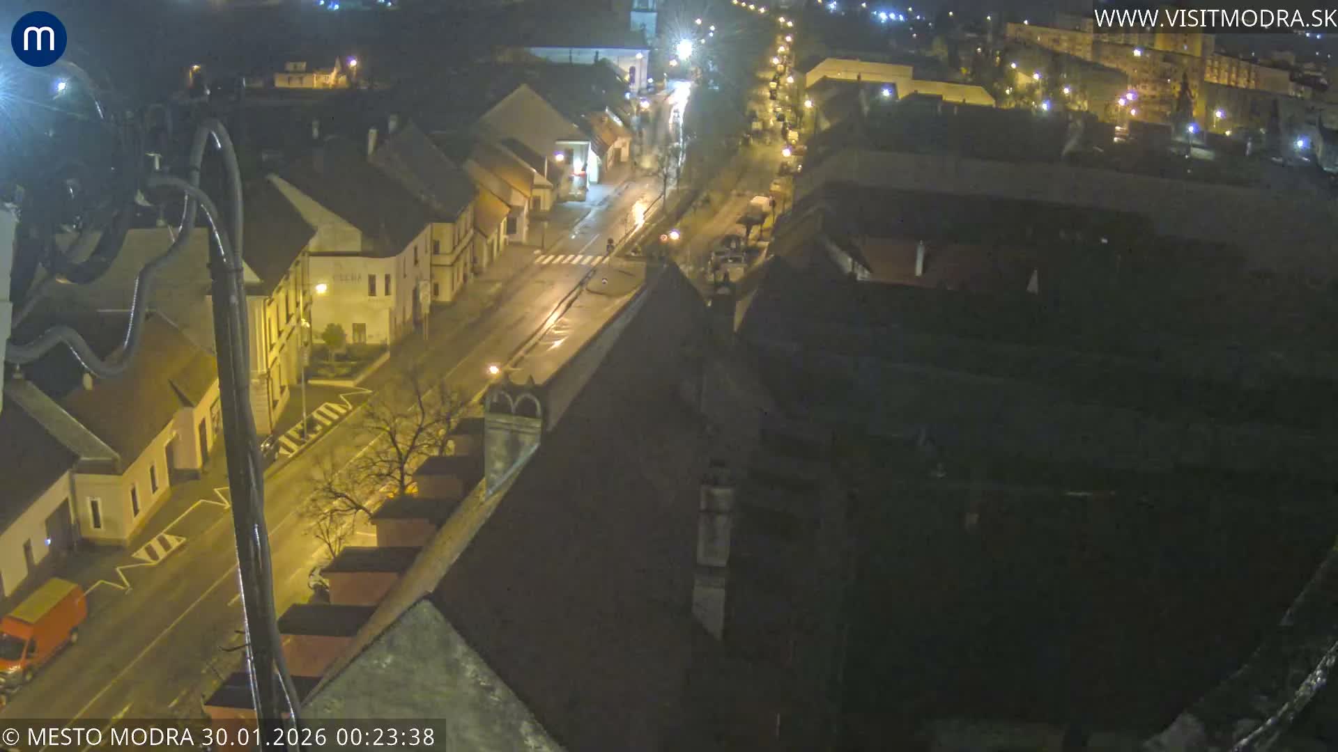 Modra South View Skyline Live Cam - Modra, Okres Pezinok, Bratislava, Slovakia