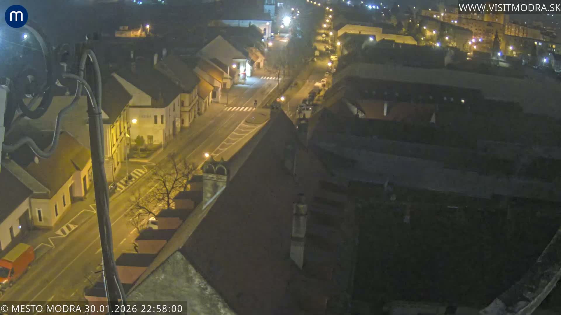 Modra South View Skyline Live Cam - Modra, Okres Pezinok, Bratislava, Slovakia