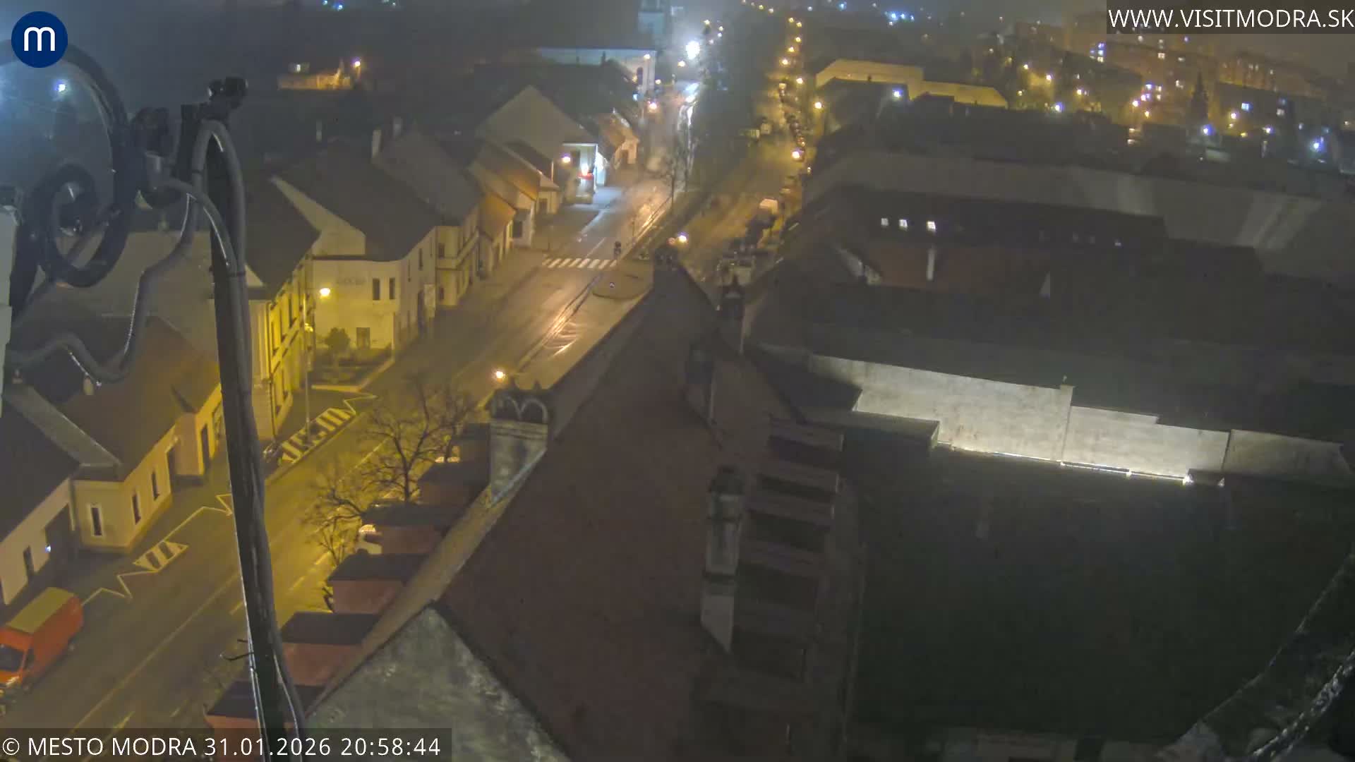 Modra South View Skyline Live Cam - Modra, Okres Pezinok, Bratislava, Slovakia