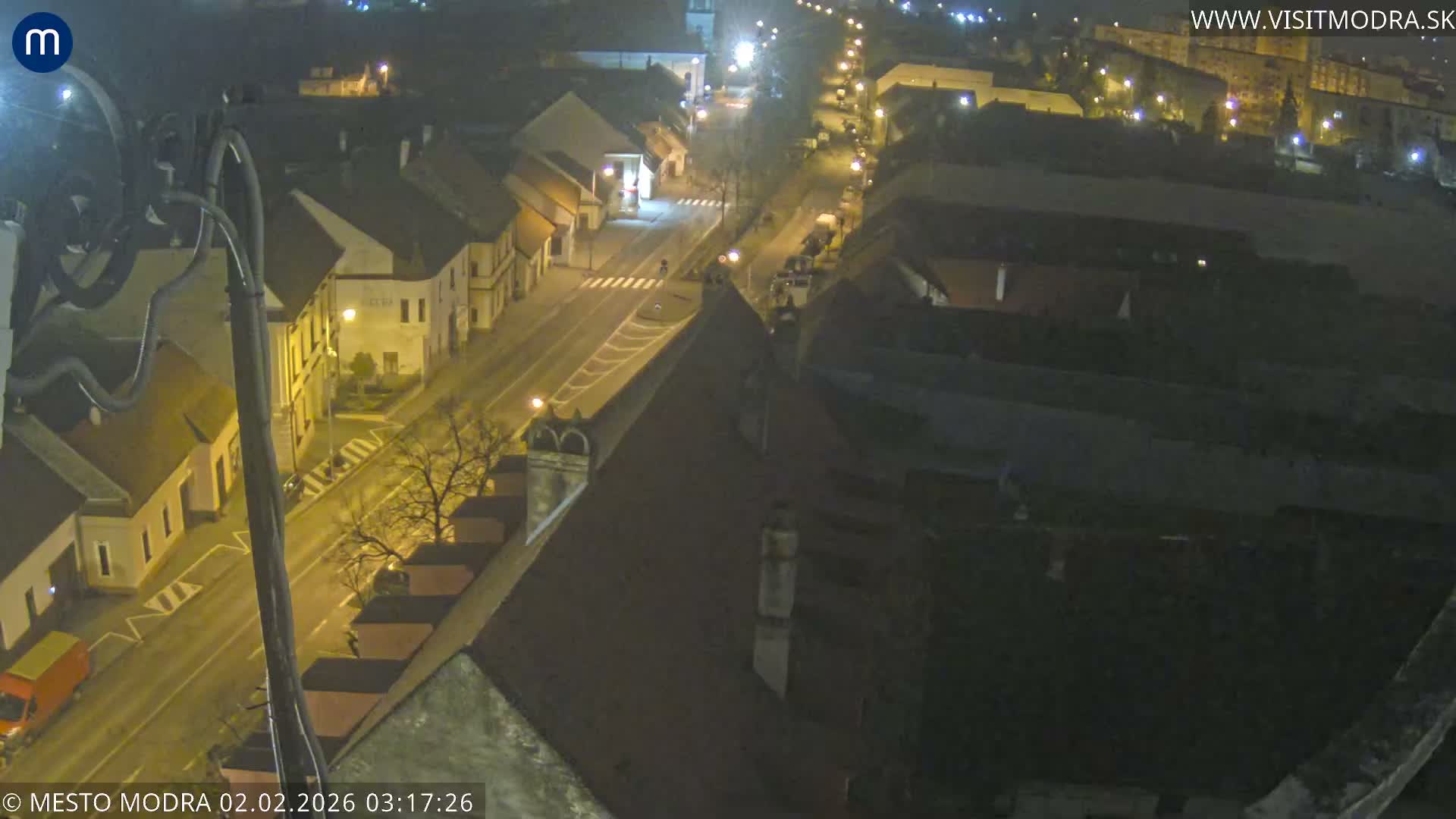 Modra South View Skyline Live Cam - Modra, Okres Pezinok, Bratislava, Slovakia