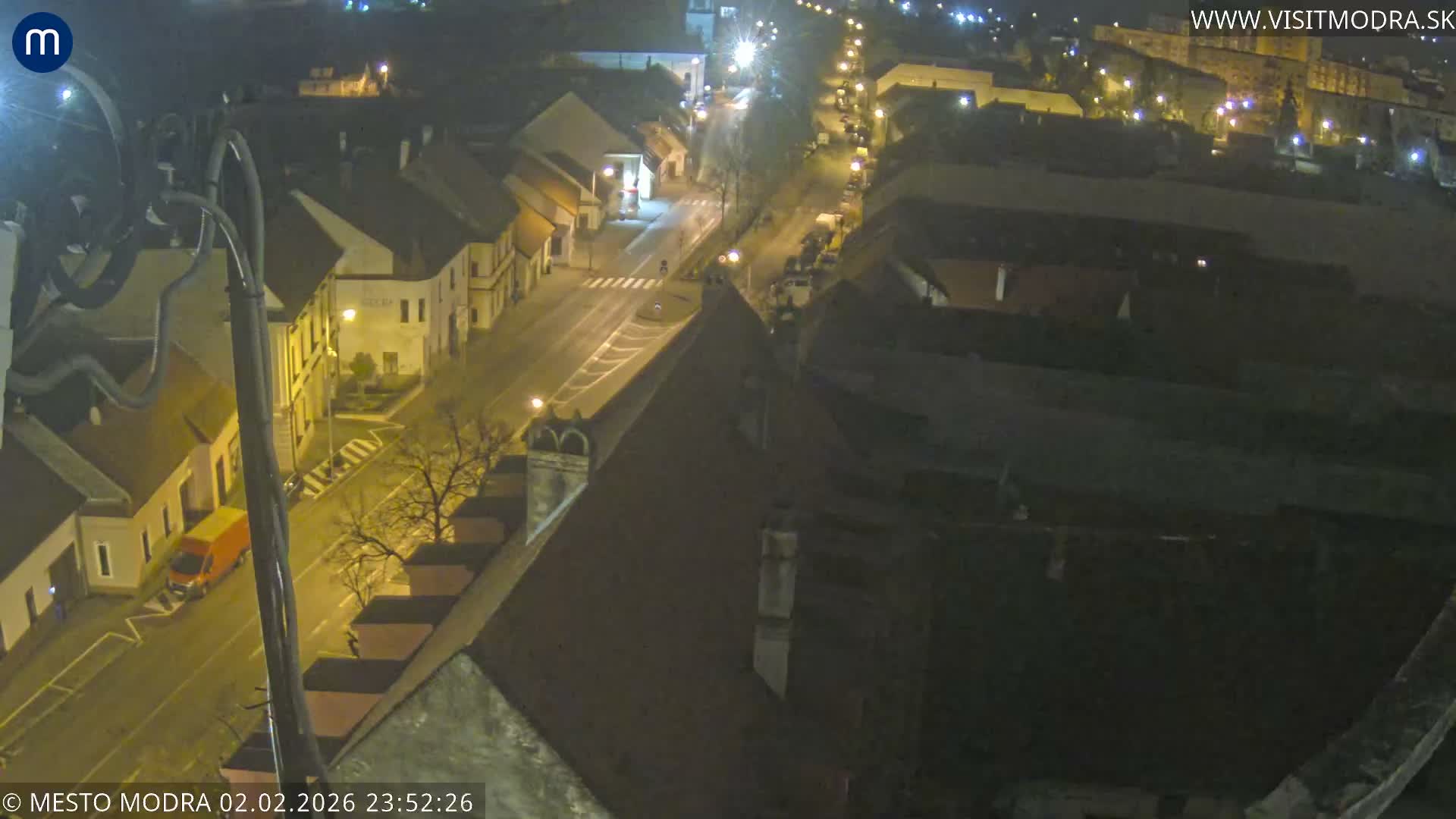 Modra South View Skyline Live Cam - Modra, Okres Pezinok, Bratislava, Slovakia
