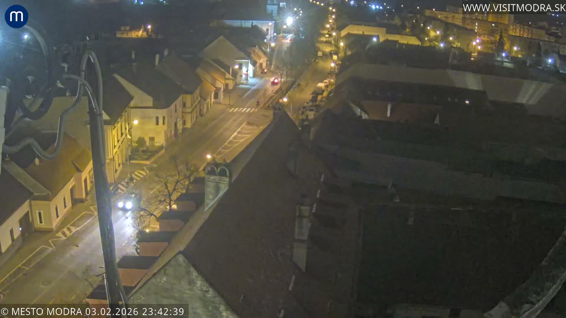 Modra South View Skyline Live Cam - Modra, Okres Pezinok, Bratislava, Slovakia