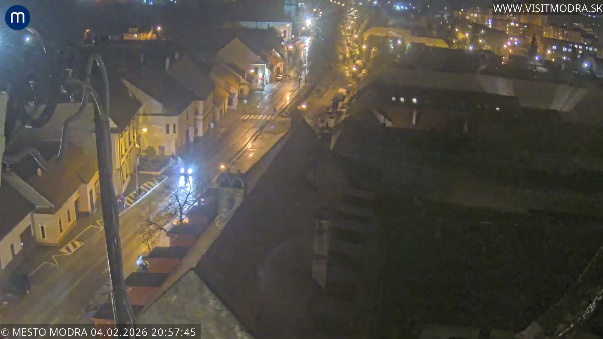 Modra South View Skyline Live Cam - Modra, Okres Pezinok, Bratislava, Slovakia