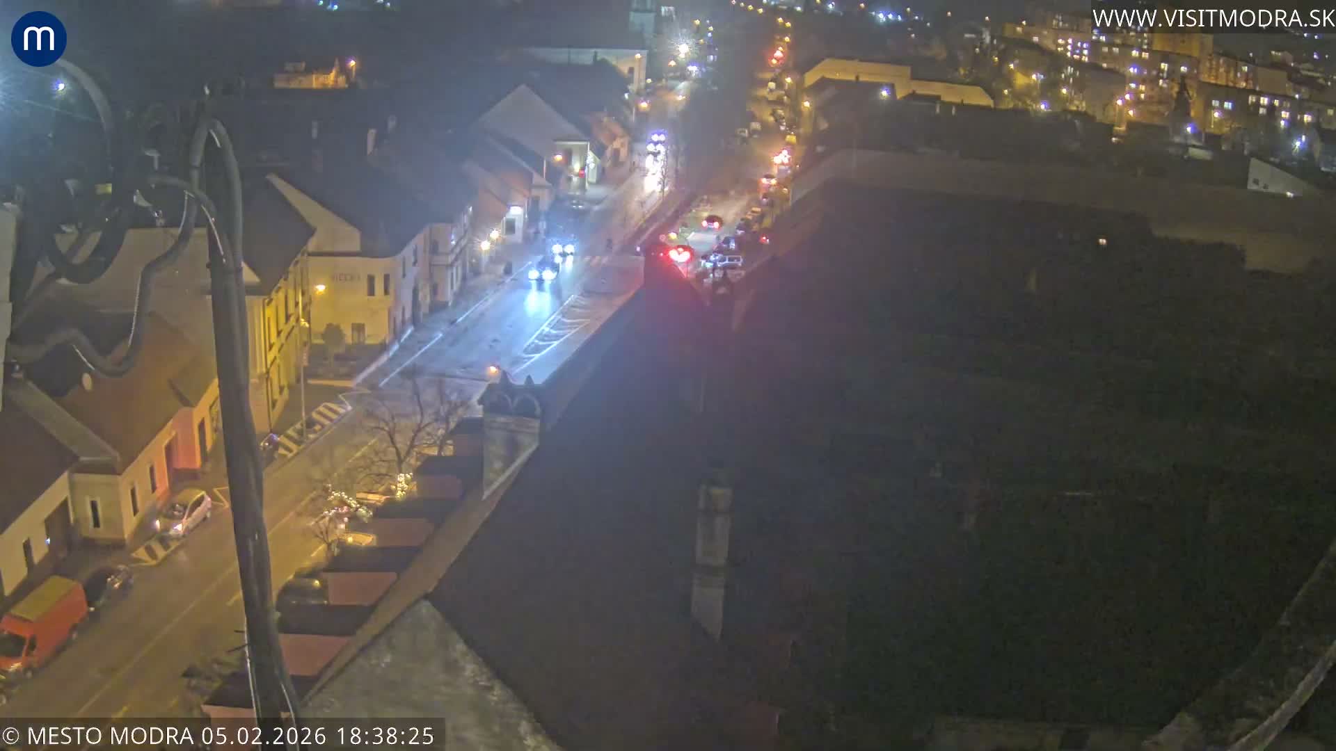 Modra South View Skyline Live Cam - Modra, Okres Pezinok, Bratislava, Slovakia