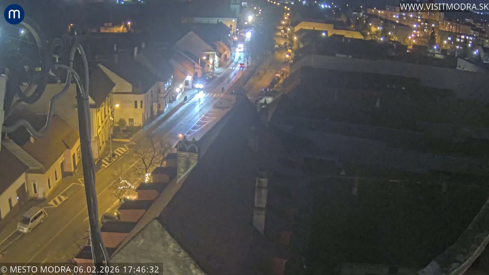 Modra South View Skyline Live Cam - Modra, Okres Pezinok, Bratislava, Slovakia