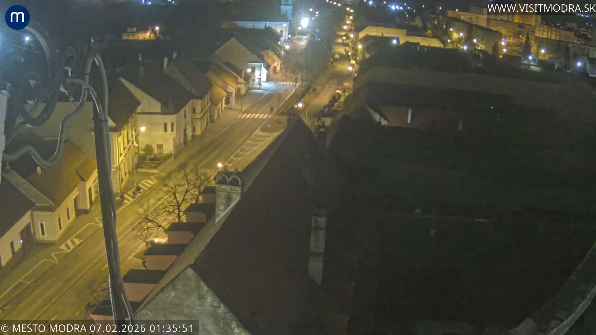 Modra South View Skyline Live Cam - Modra, Okres Pezinok, Bratislava, Slovakia