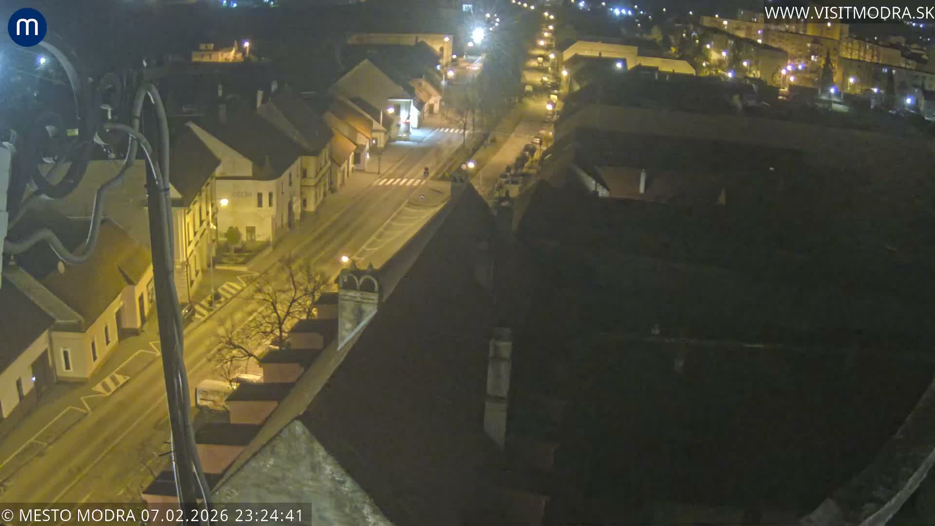 Modra South View Skyline Live Cam - Modra, Okres Pezinok, Bratislava, Slovakia