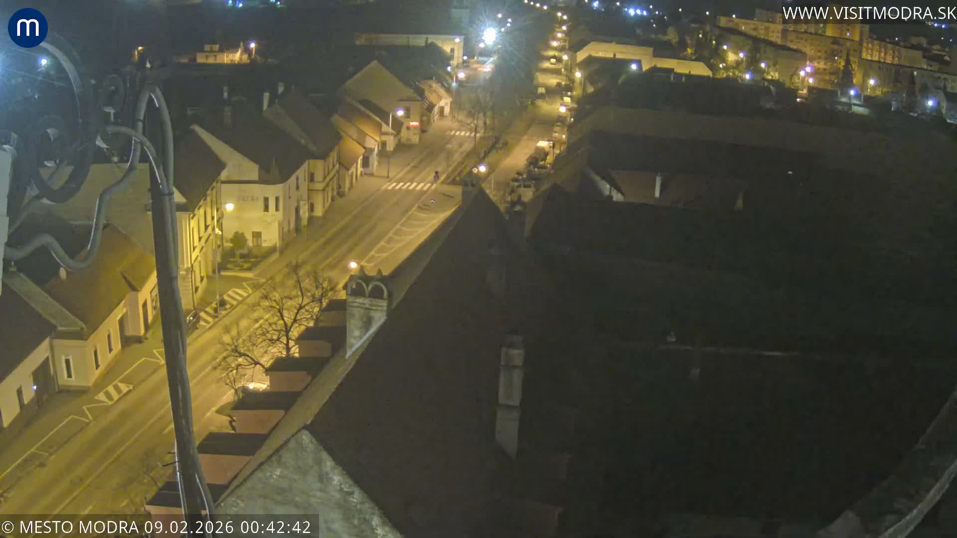 Modra South View Skyline Live Cam - Modra, Okres Pezinok, Bratislava, Slovakia