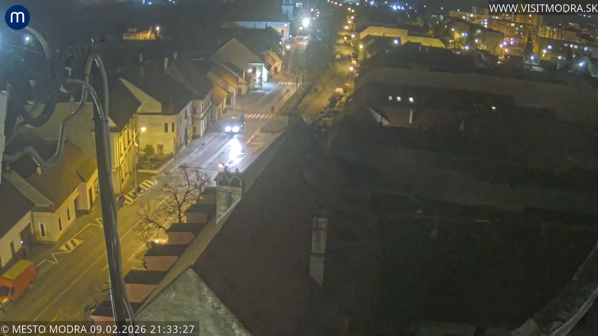 Modra South View Skyline Live Cam - Modra, Okres Pezinok, Bratislava, Slovakia