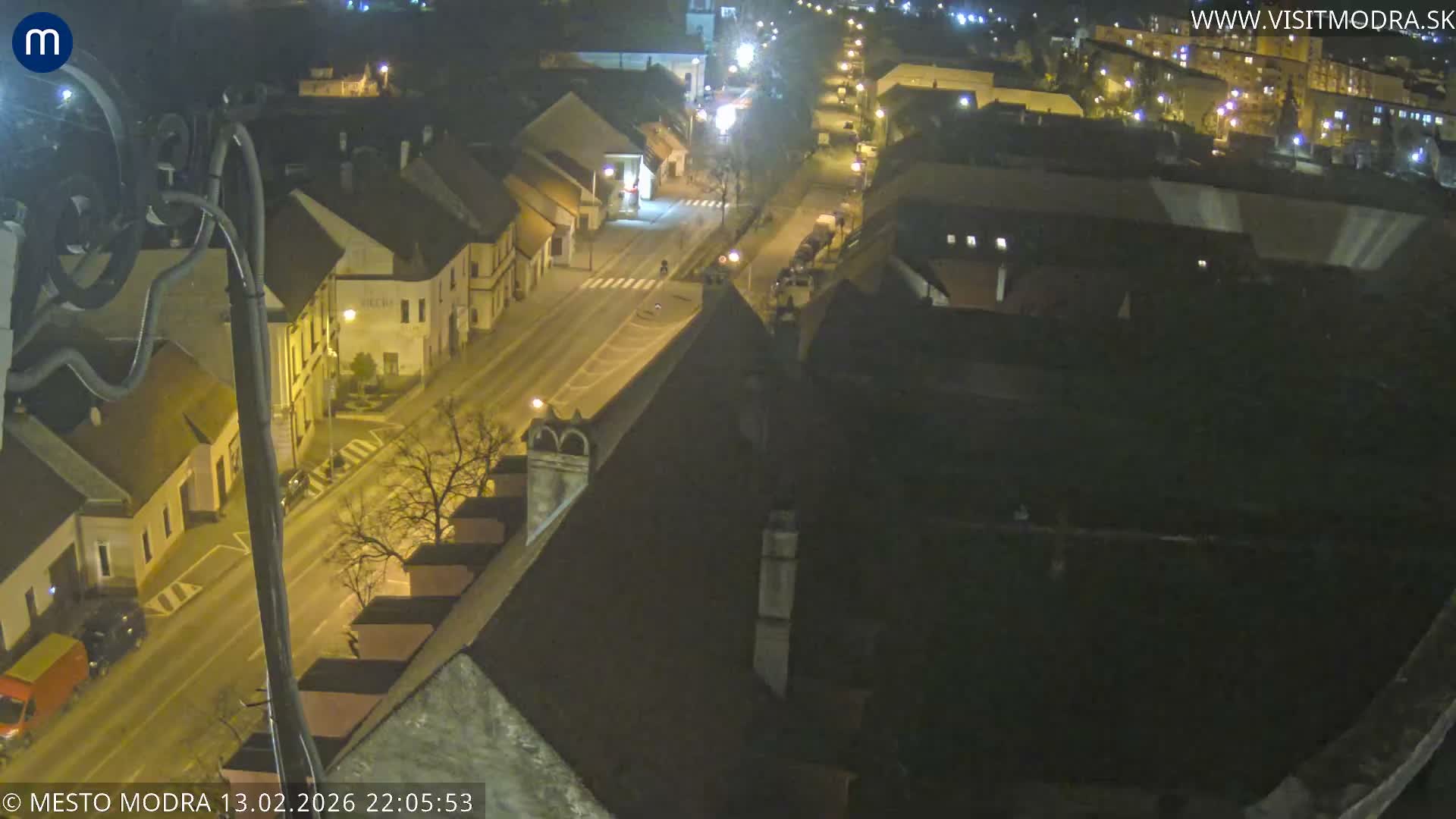 Modra South View Skyline Live Cam - Modra, Okres Pezinok, Bratislava, Slovakia