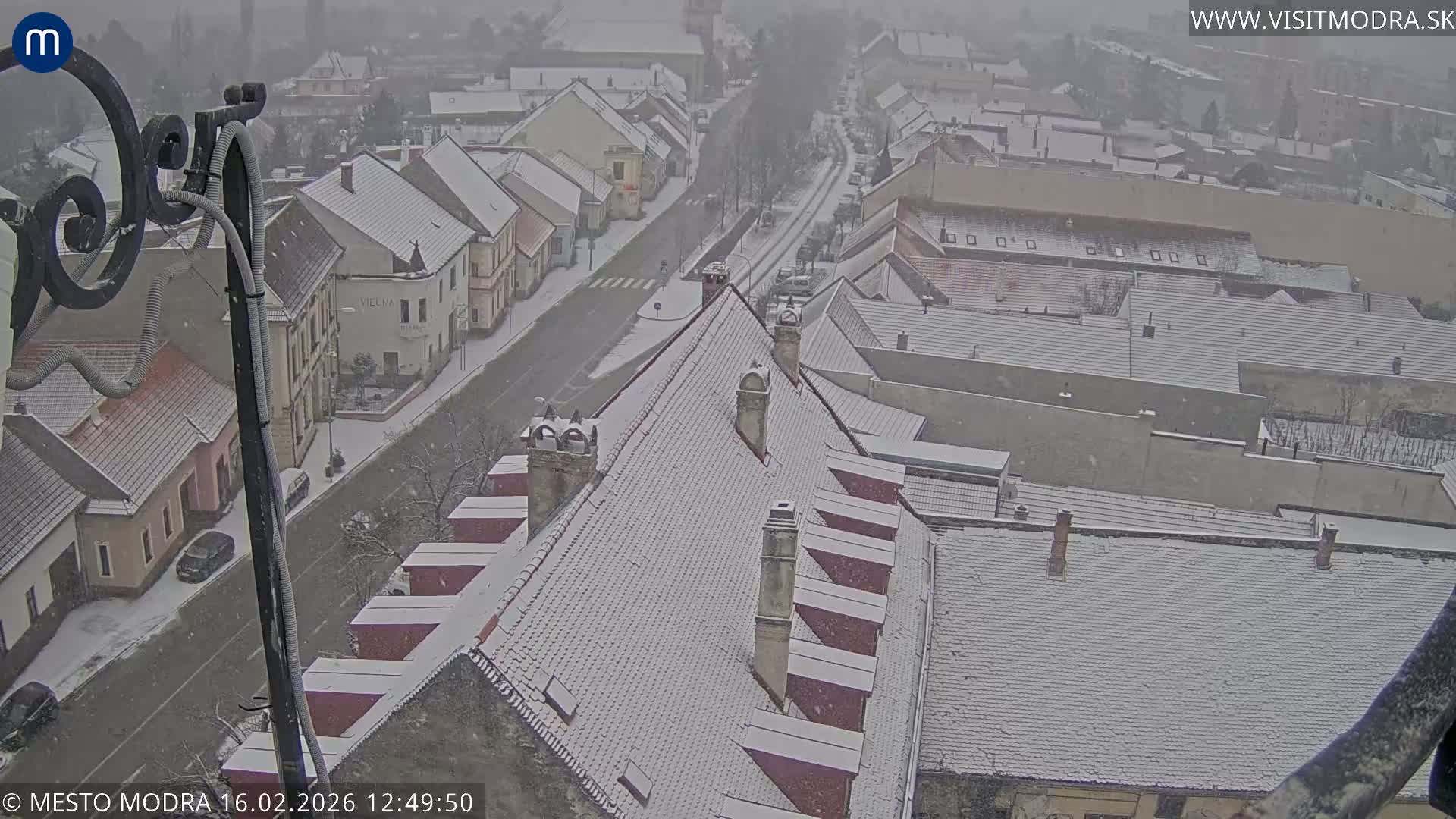 Modra South View Skyline Live Cam - Modra, Okres Pezinok, Bratislava, Slovakia