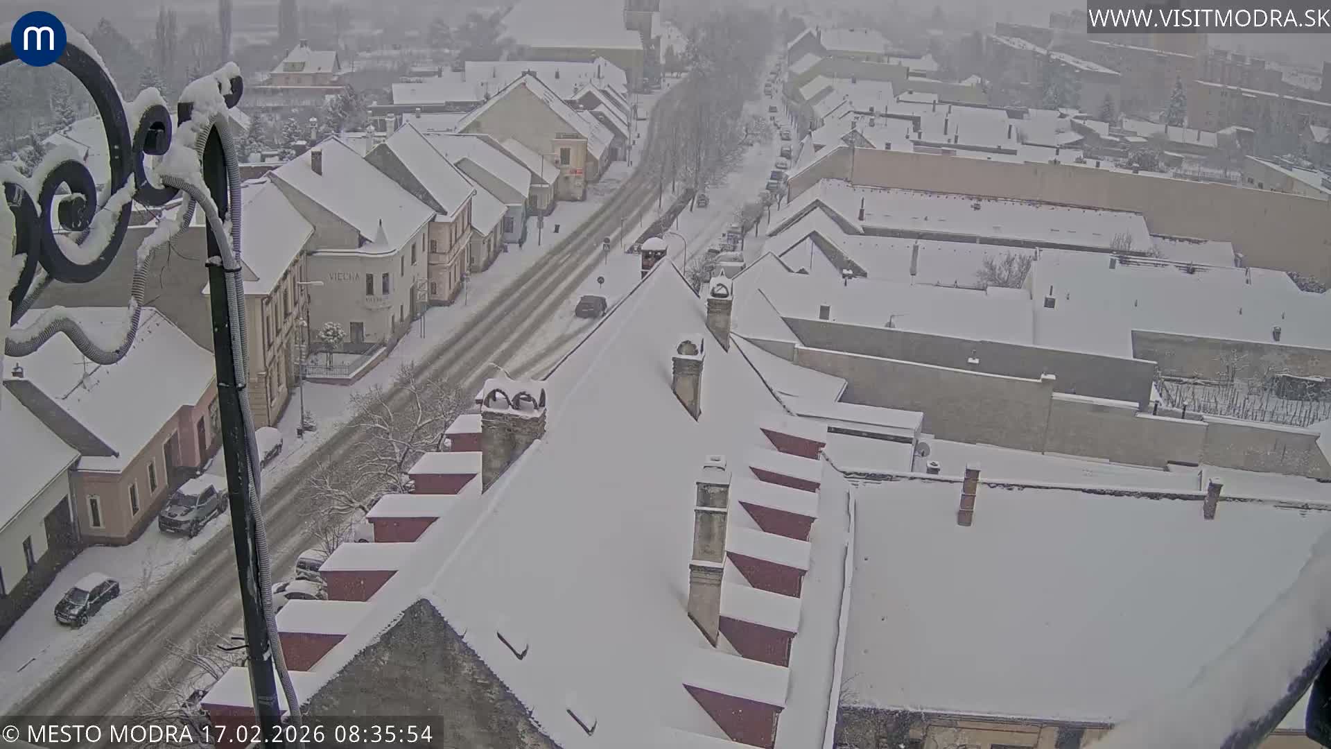 Modra South View Skyline Live Cam - Modra, Okres Pezinok, Bratislava, Slovakia