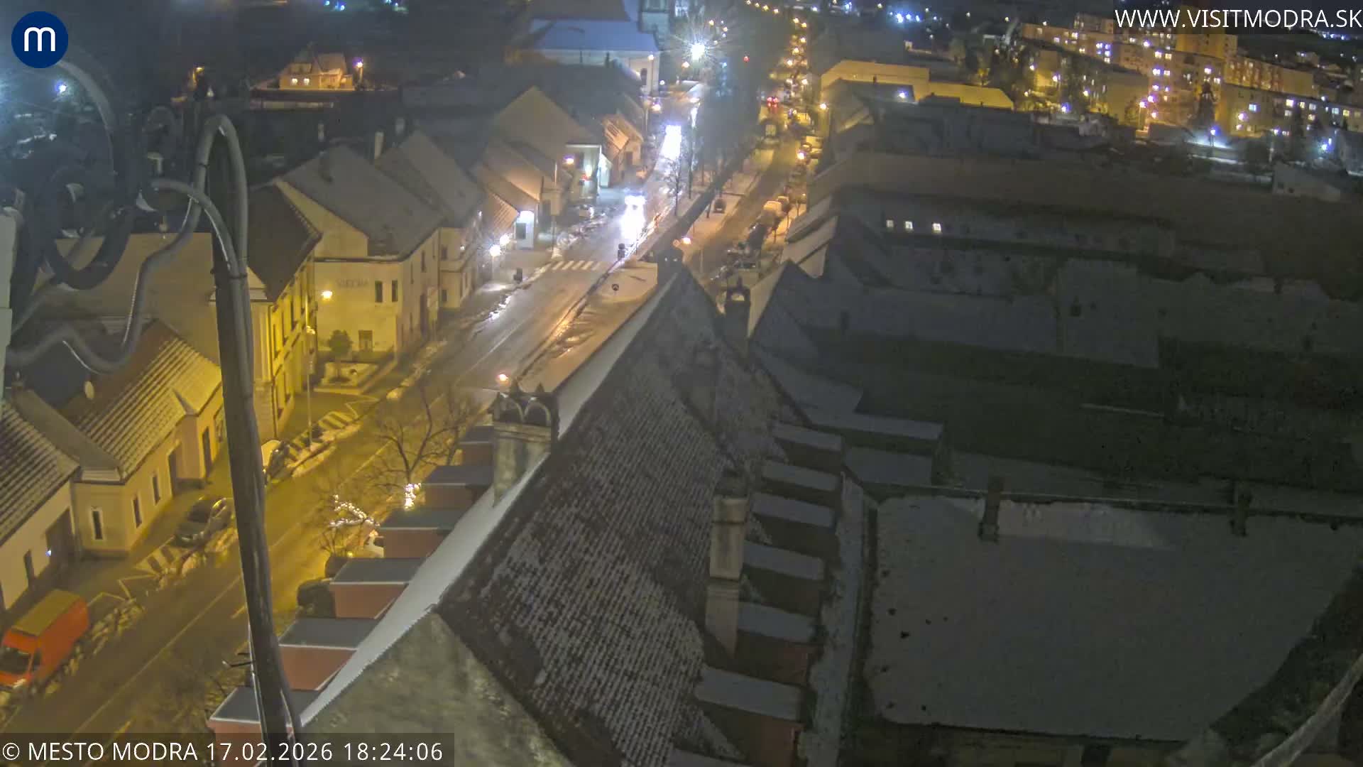 Modra South View Skyline Live Cam - Modra, Okres Pezinok, Bratislava, Slovakia