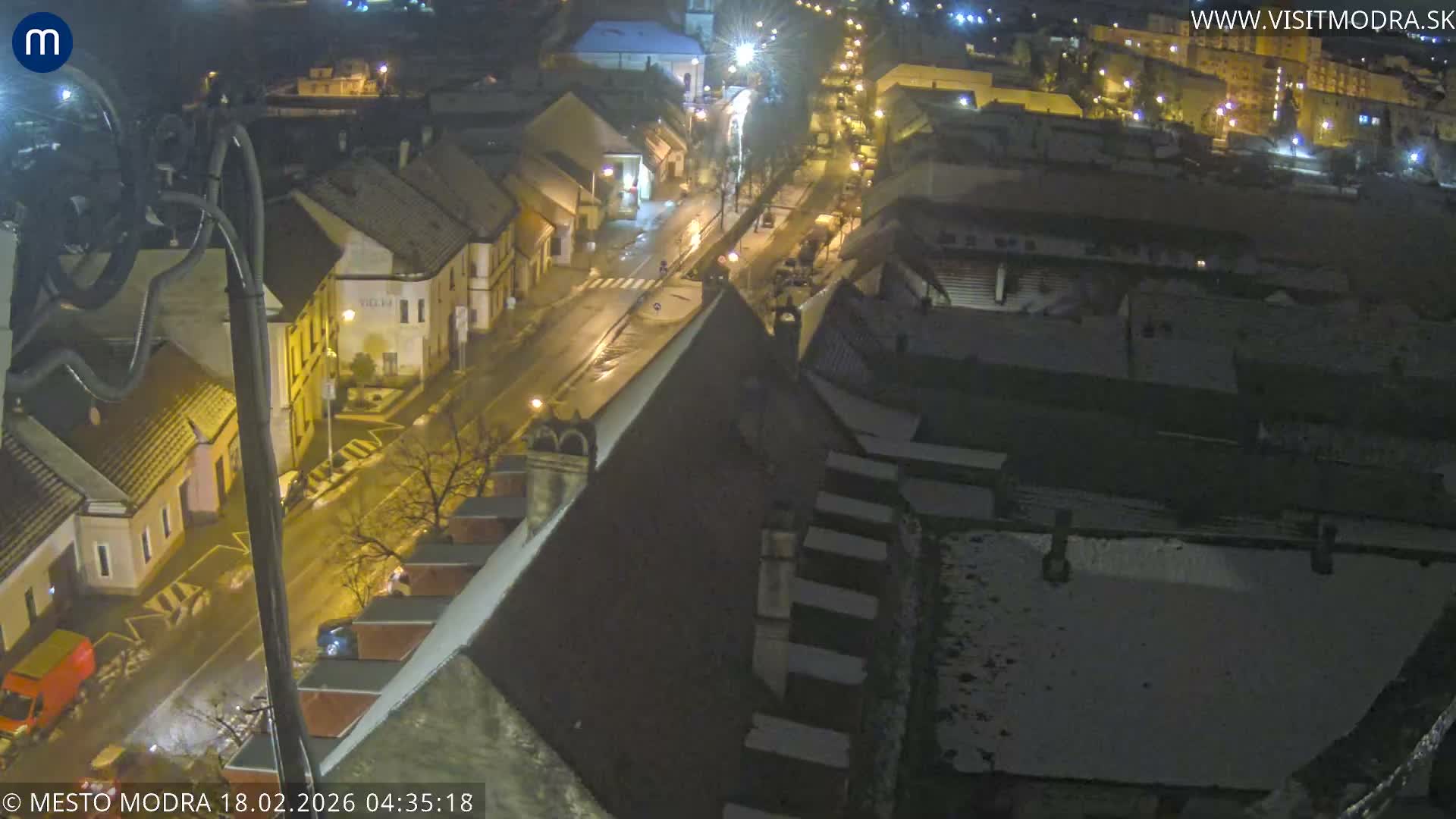 Modra South View Skyline Live Cam - Modra, Okres Pezinok, Bratislava, Slovakia