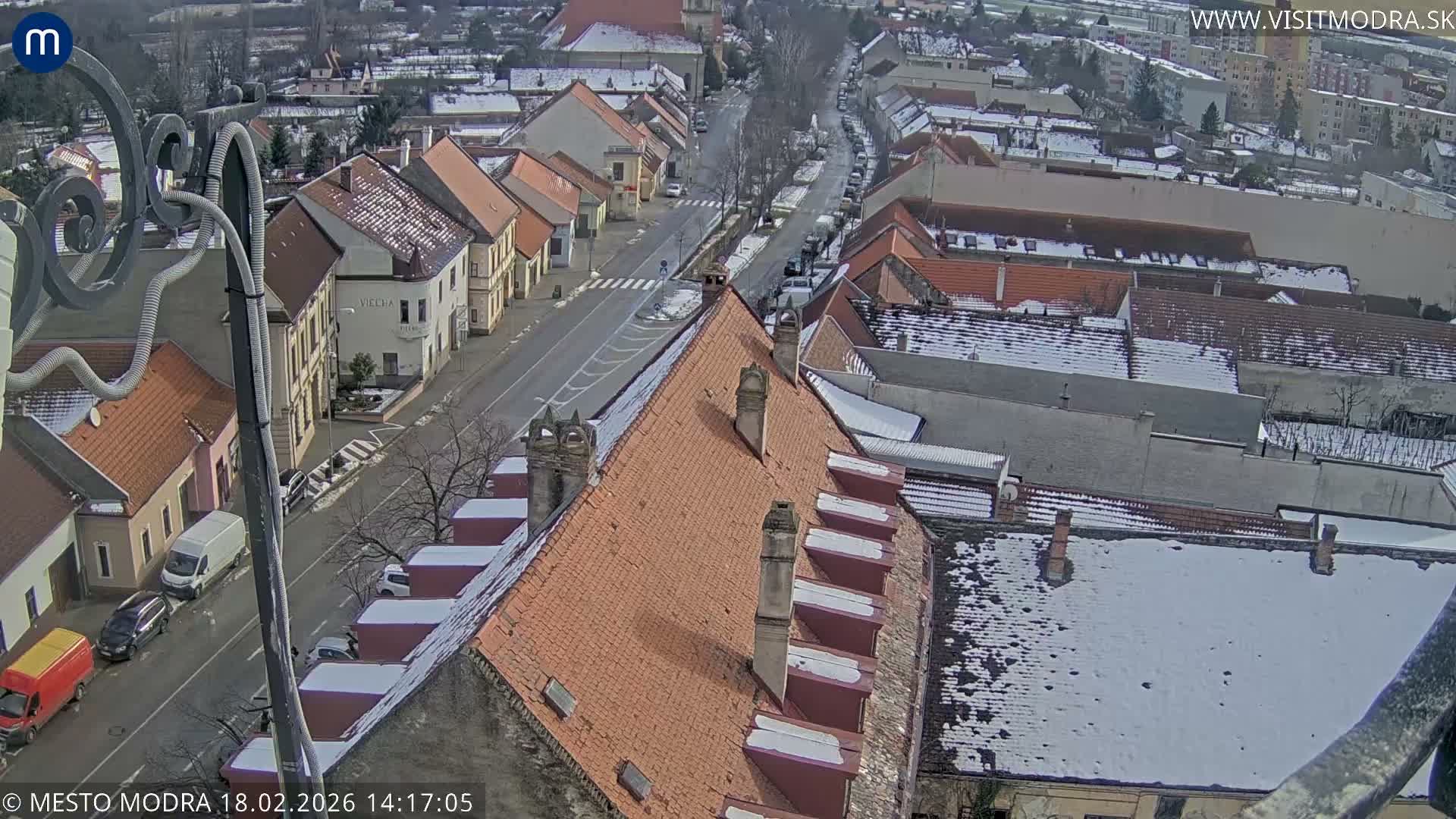 Modra South View Skyline Live Cam - Modra, Okres Pezinok, Bratislava, Slovakia