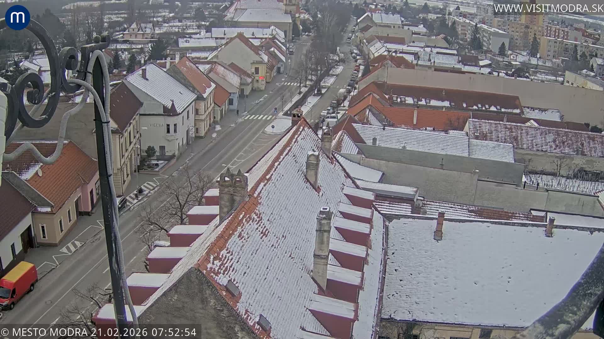 Modra South View Skyline Live Cam - Modra, Okres Pezinok, Bratislava, Slovakia