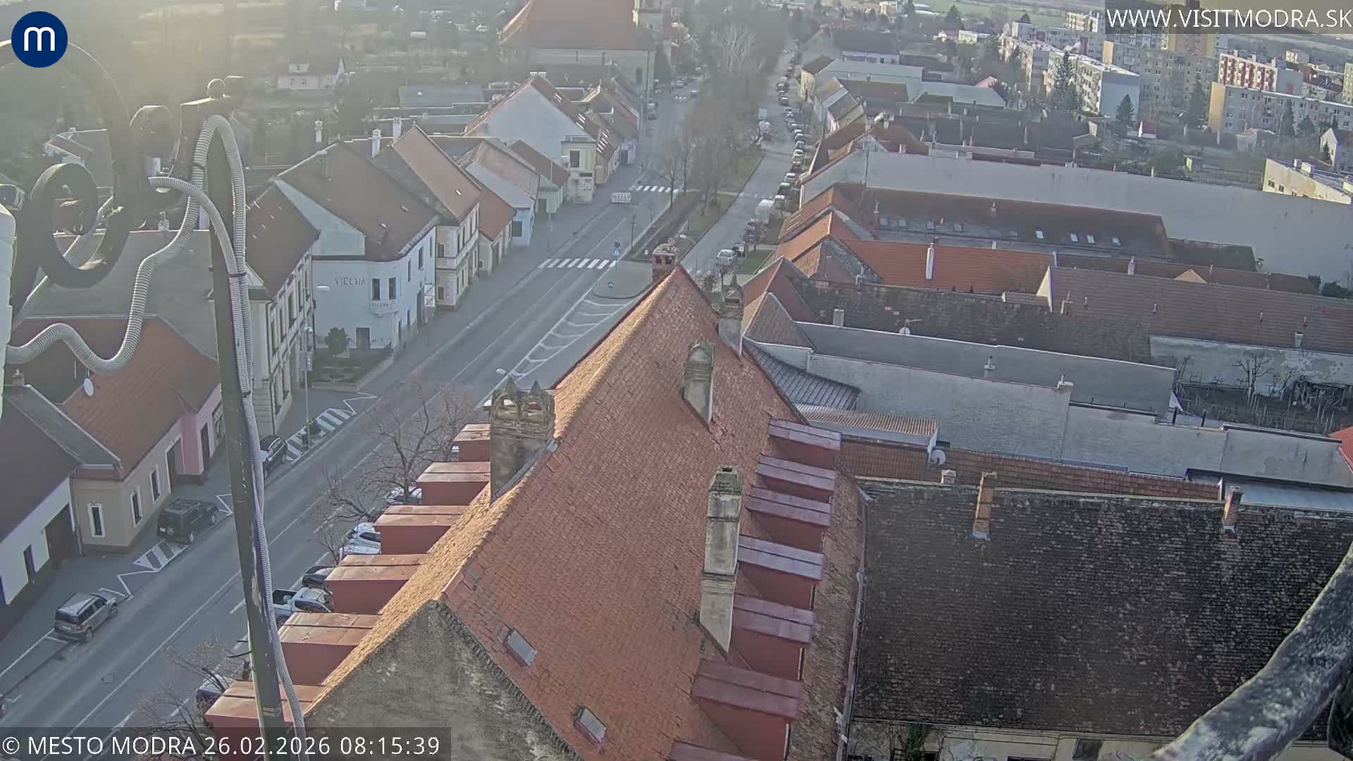 Modra South View Skyline Live Cam - Modra, Okres Pezinok, Bratislava, Slovakia