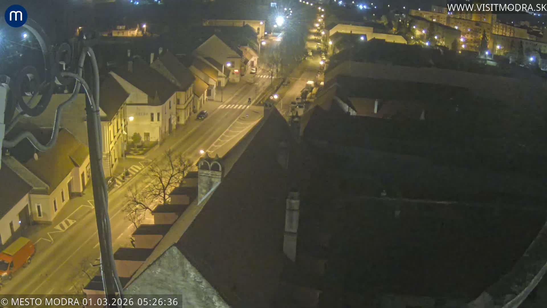 Modra South View Skyline Live Cam - Modra, Okres Pezinok, Bratislava, Slovakia