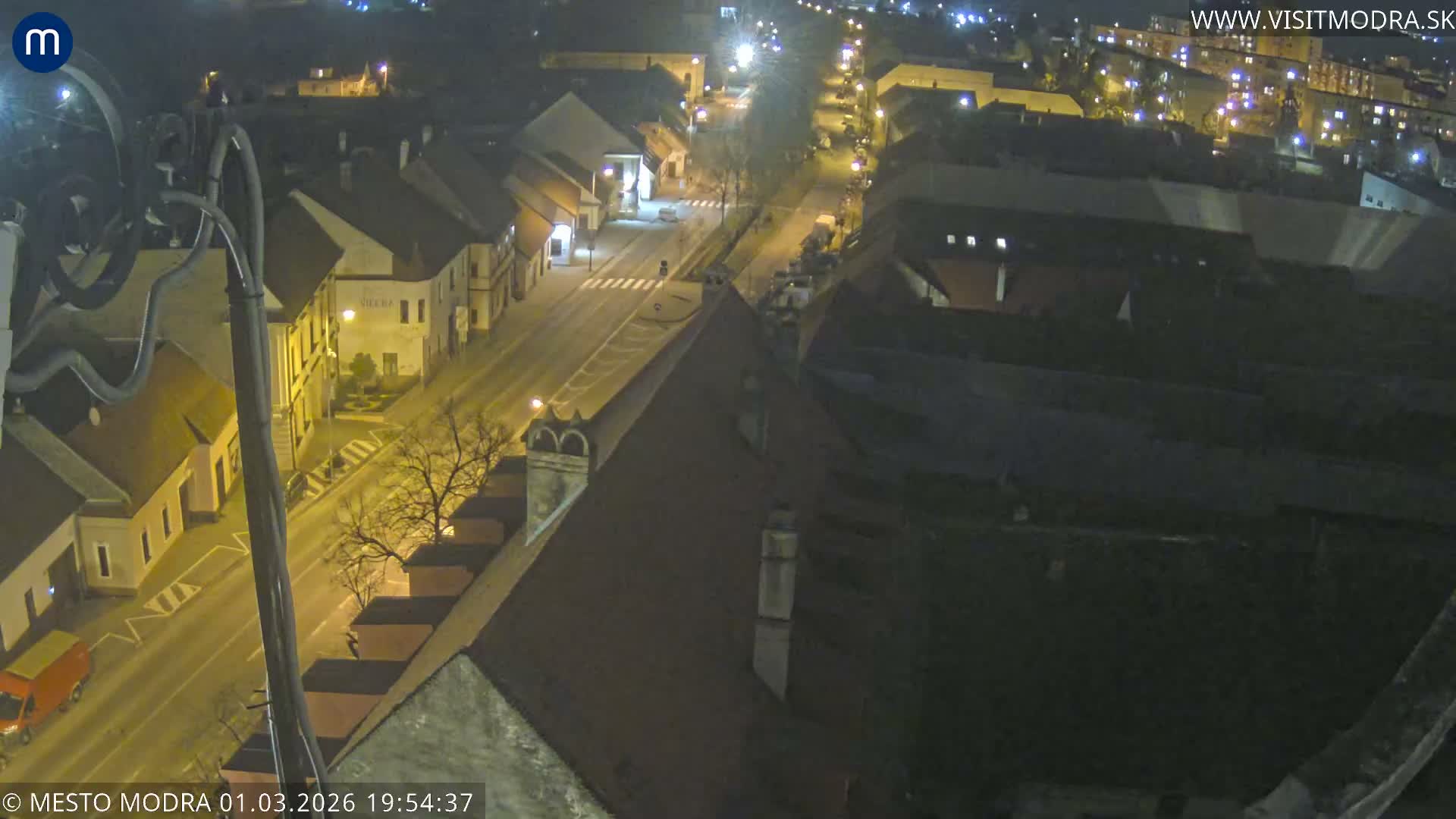 Modra South View Skyline Live Cam - Modra, Okres Pezinok, Bratislava, Slovakia