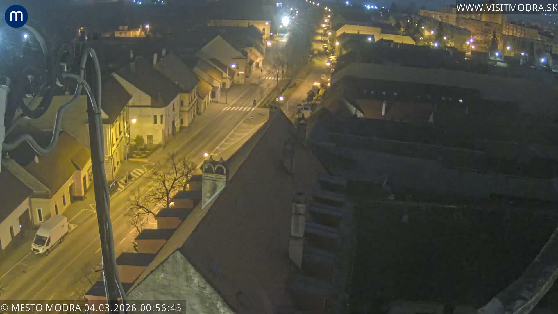 Modra South View Skyline Live Cam - Modra, Okres Pezinok, Bratislava, Slovakia