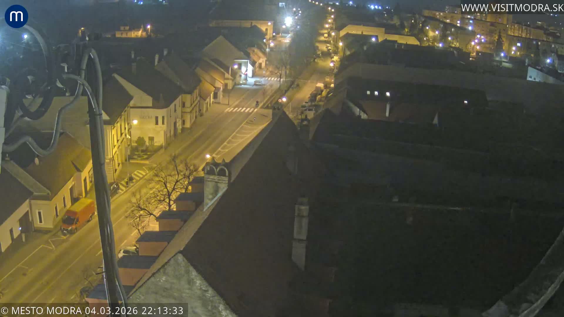 Modra South View Skyline Live Cam - Modra, Okres Pezinok, Bratislava, Slovakia