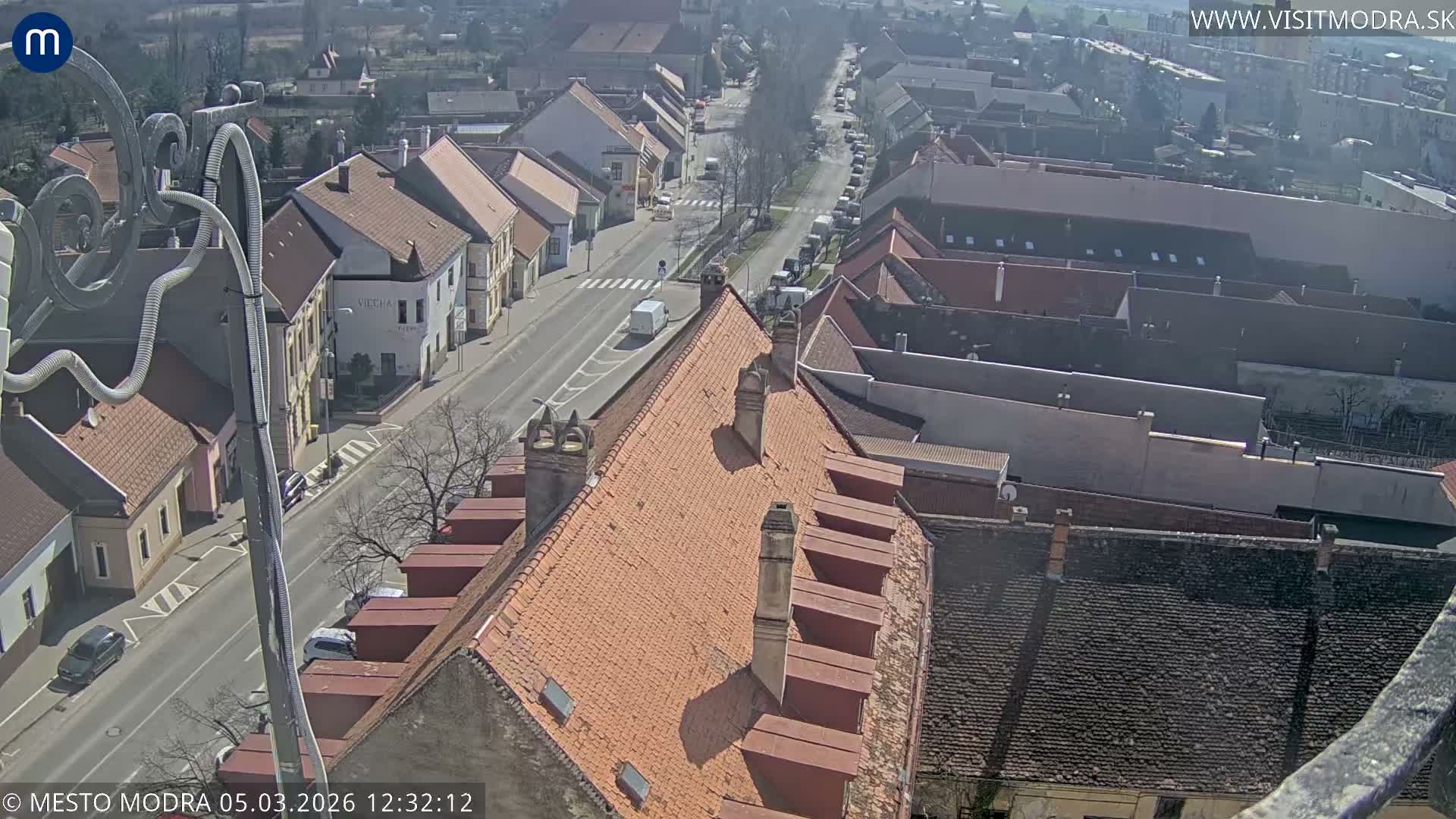Modra South View Skyline Live Cam - Modra, Okres Pezinok, Bratislava, Slovakia