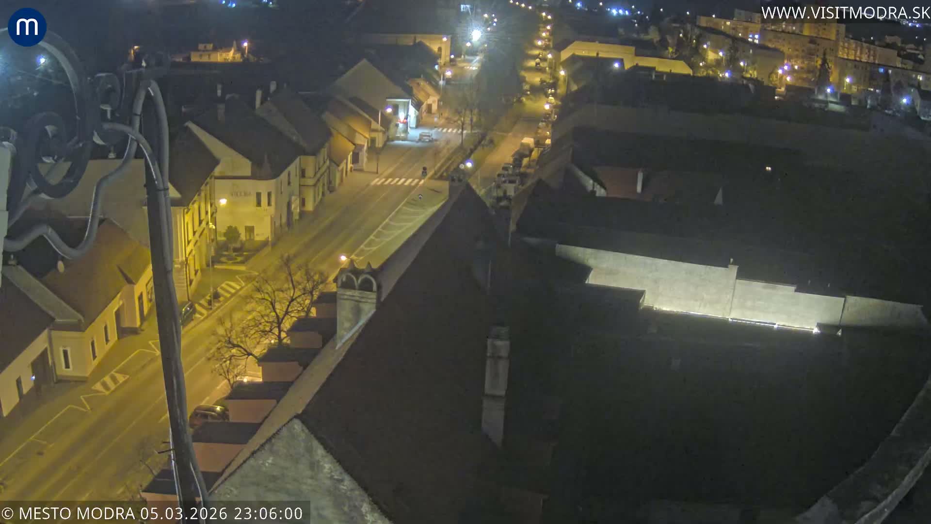 Modra South View Skyline Live Cam - Modra, Okres Pezinok, Bratislava, Slovakia